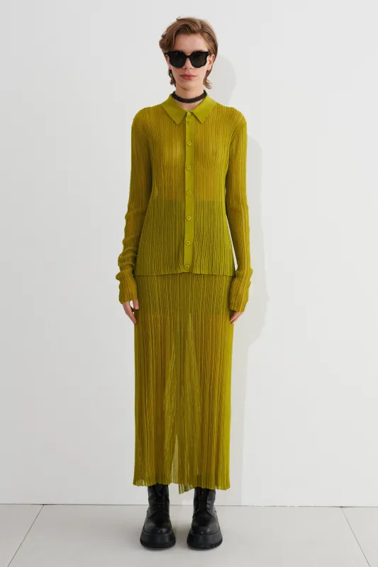 Kendi Plisse Skirt made by Christian Wijnants