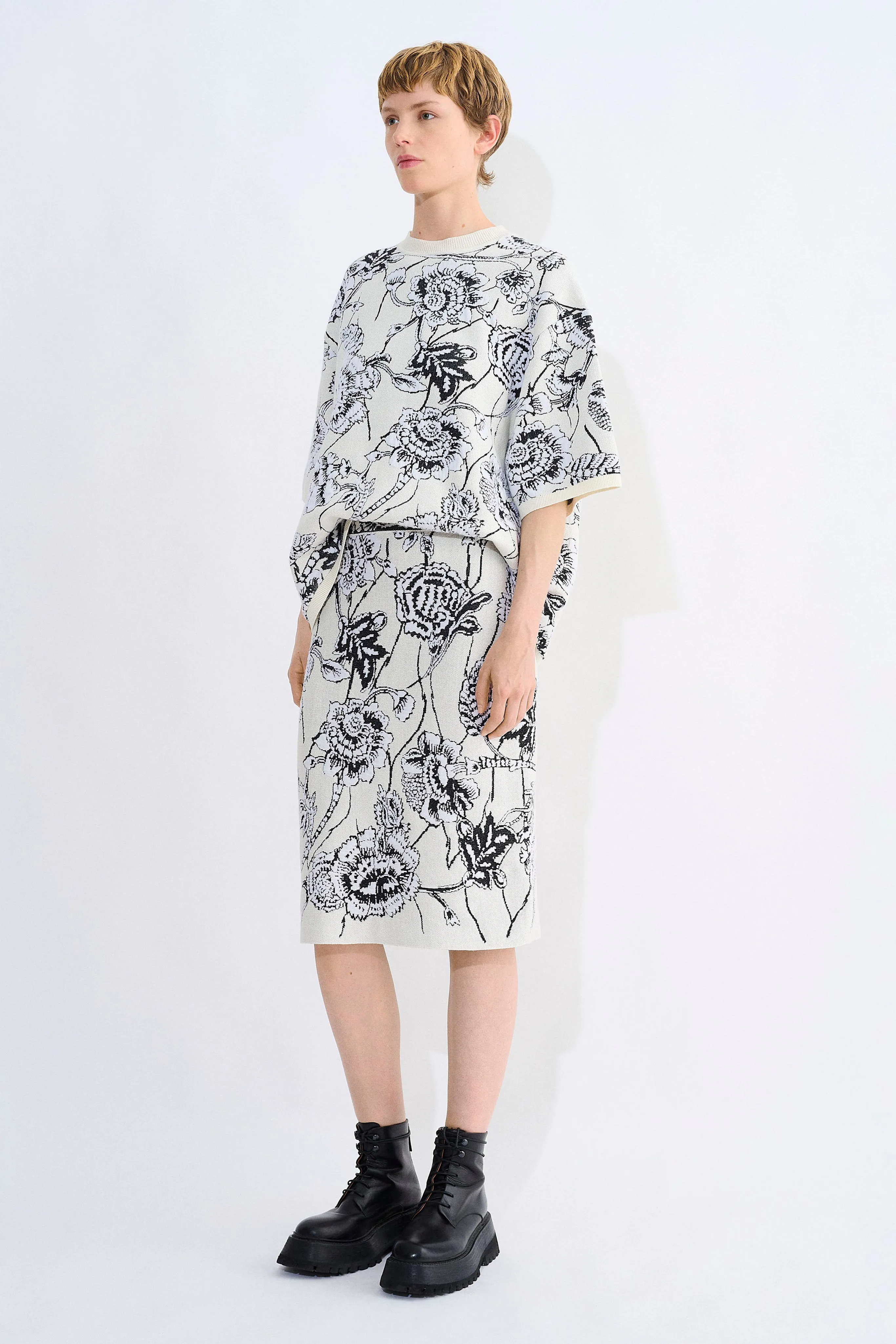 Kwando Jacquard Skirt sold by Christian Wijnants product image thumbnail 2