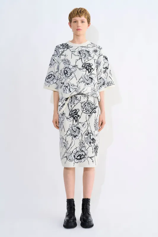 Kwando Jacquard Skirt sold by Christian Wijnants