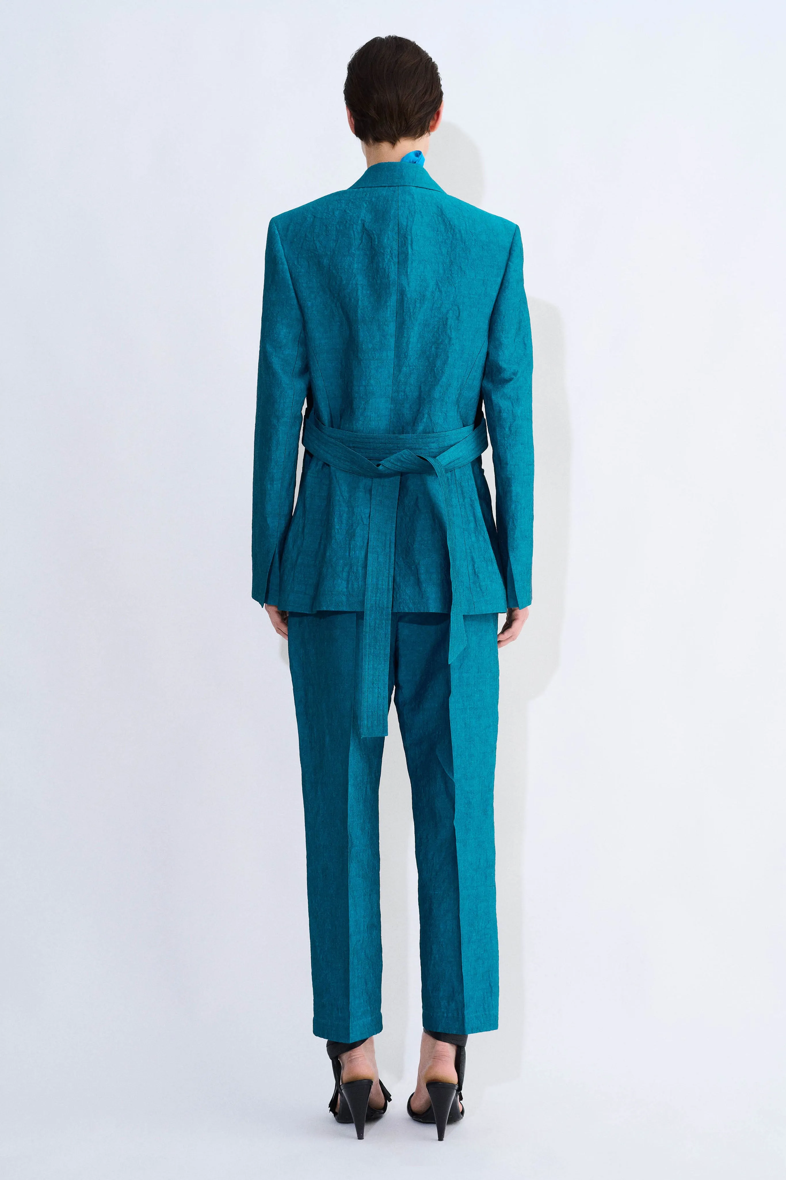 Jengo Tailored Jacket With Belt sold by Christian Wijnants product image thumbnail 3