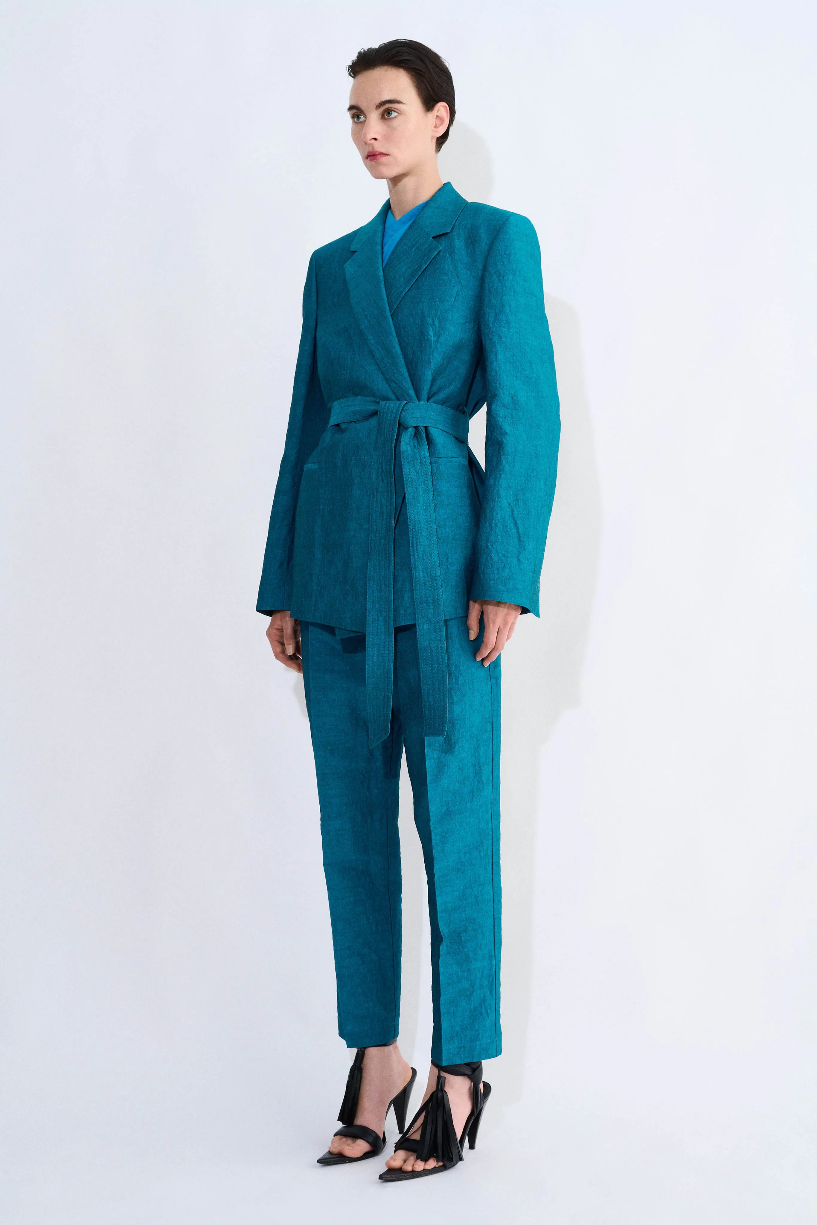 Jengo Tailored Jacket With Belt sold by Christian Wijnants product image thumbnail 5