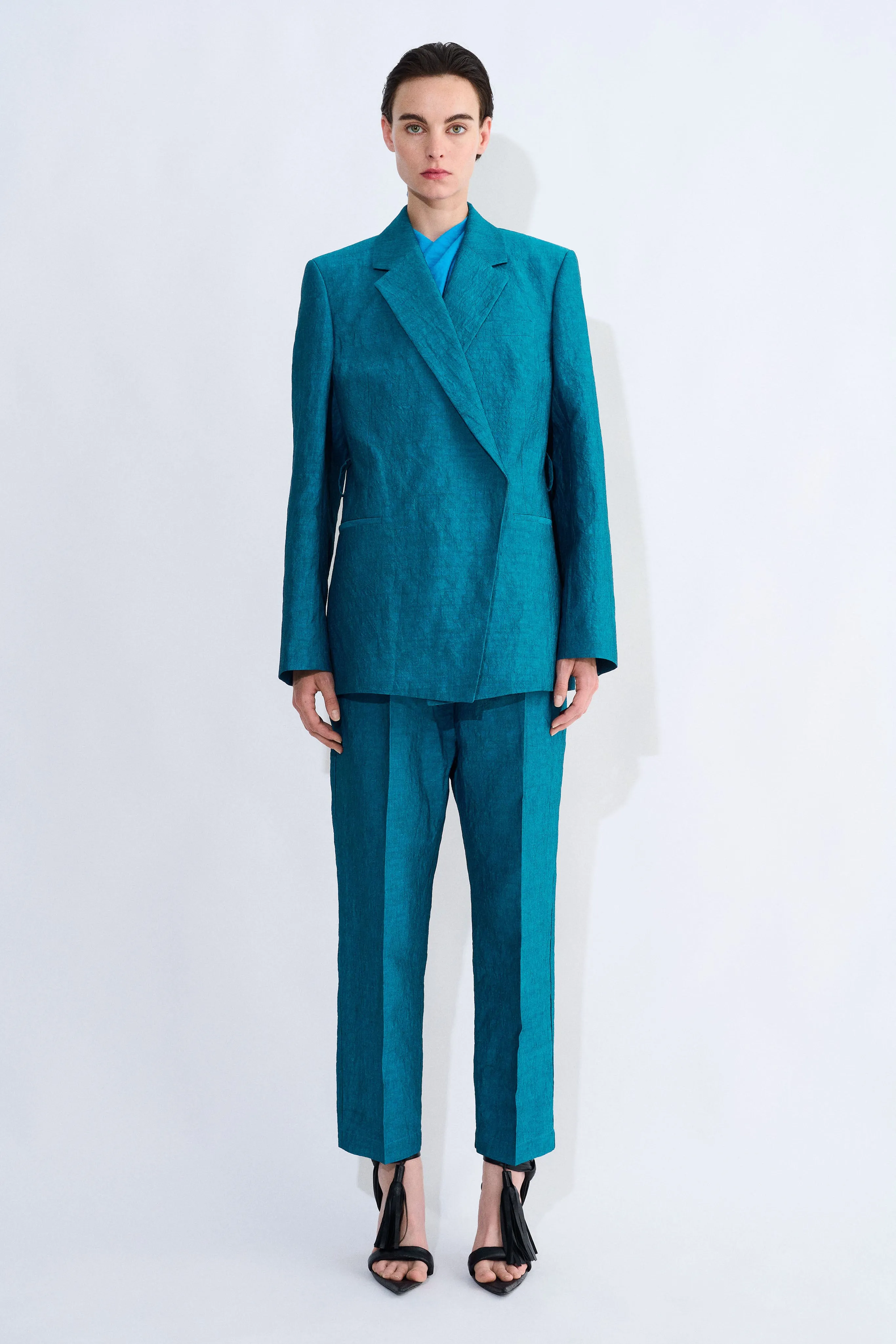 Jengo Tailored Jacket With Belt sold by Christian Wijnants