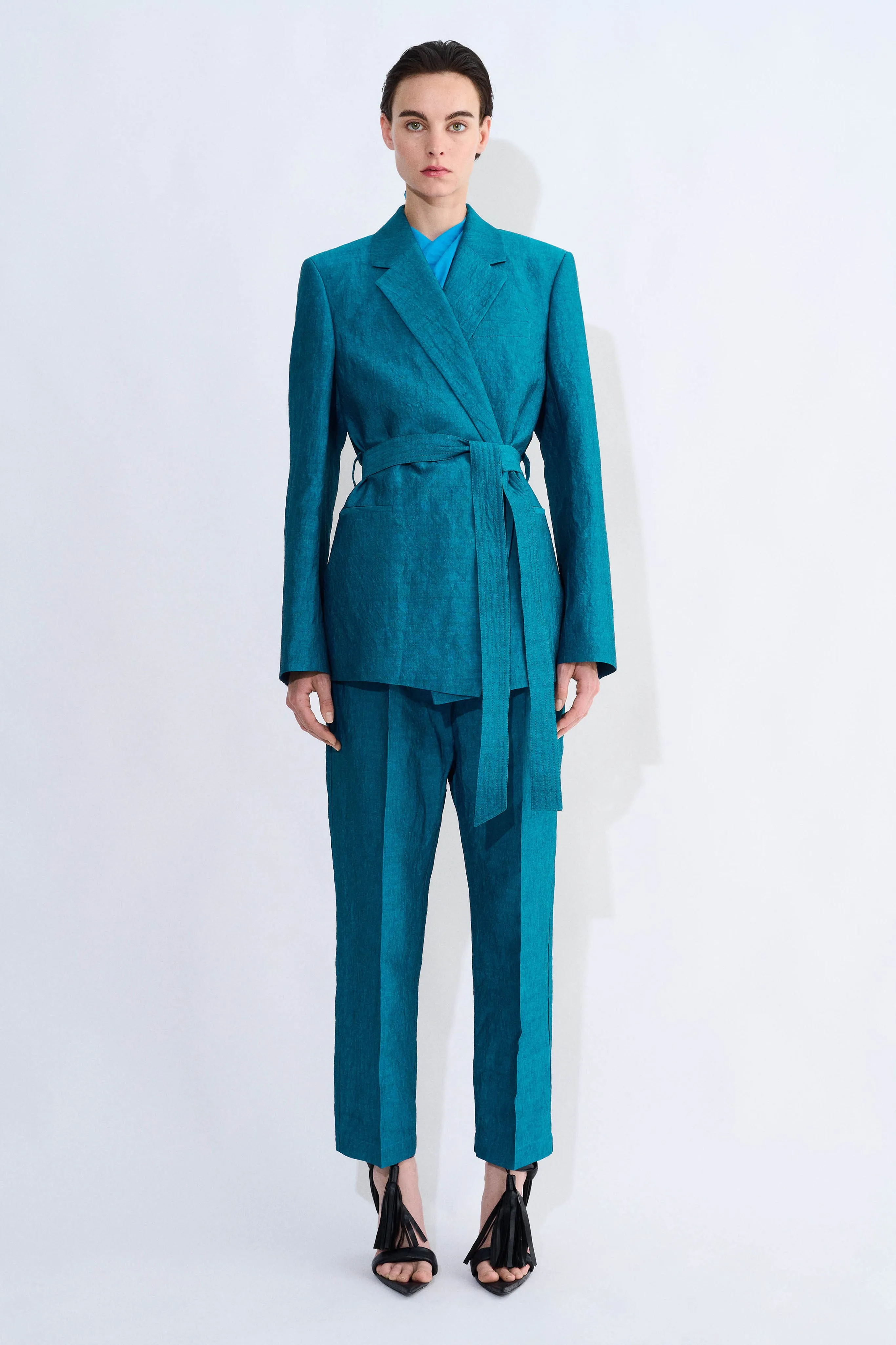 Jengo Tailored Jacket With Belt sold by Christian Wijnants product image thumbnail 4