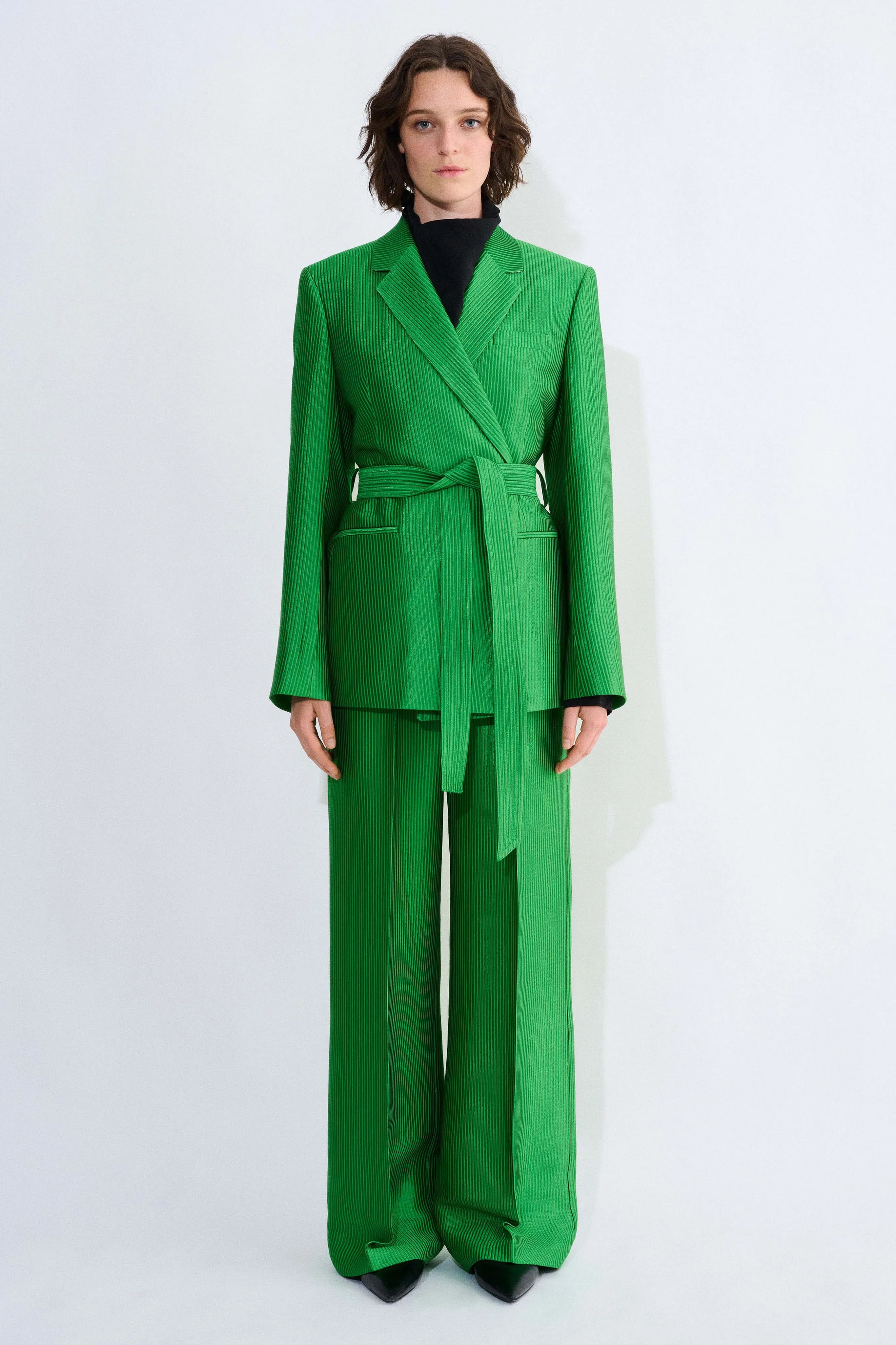 Jengo Tailored Jacket With Belt sold by Christian Wijnants product image thumbnail 4