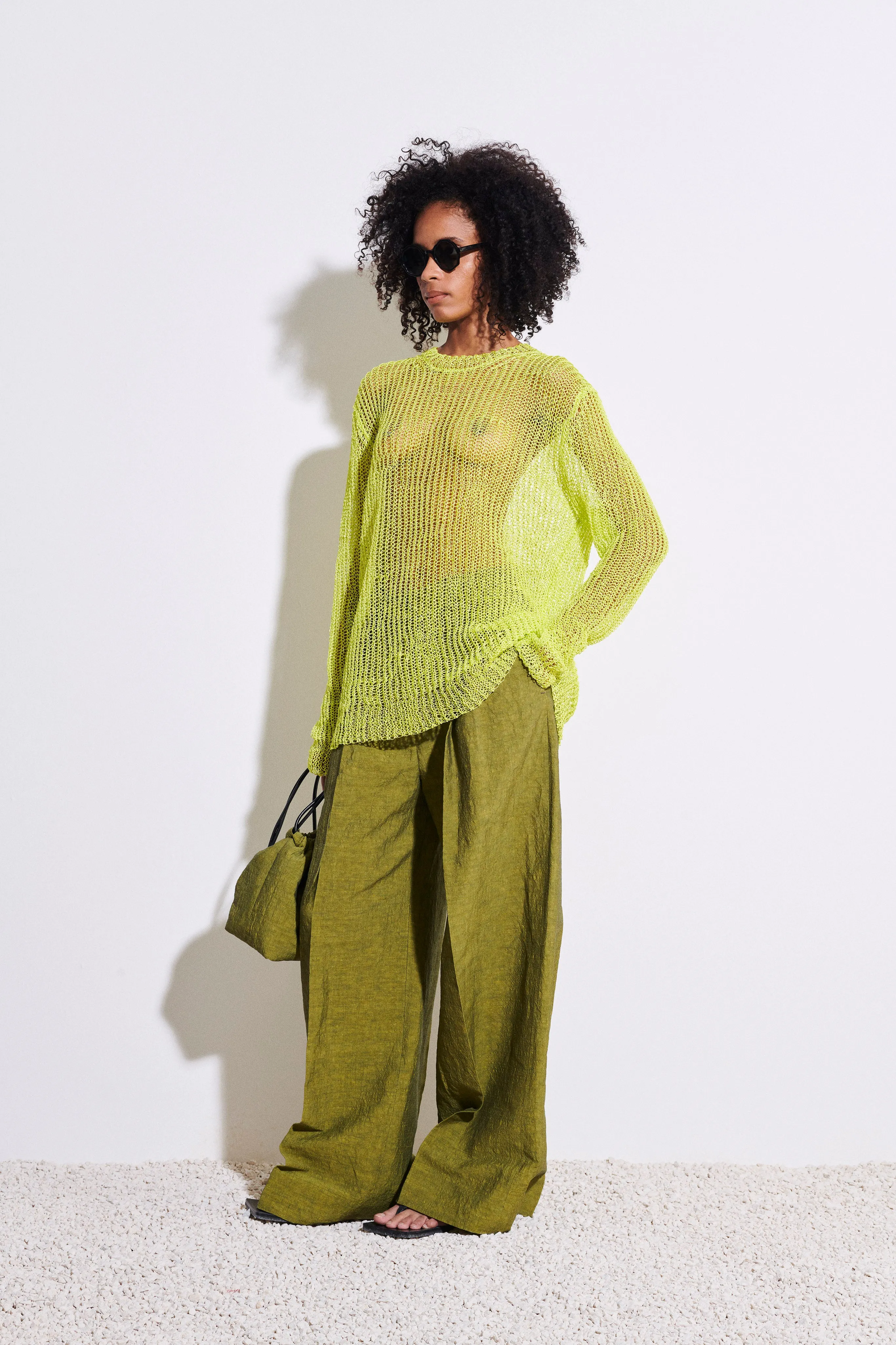 Kuma Open Knit Sweater sold by Christian Wijnants product image thumbnail 3