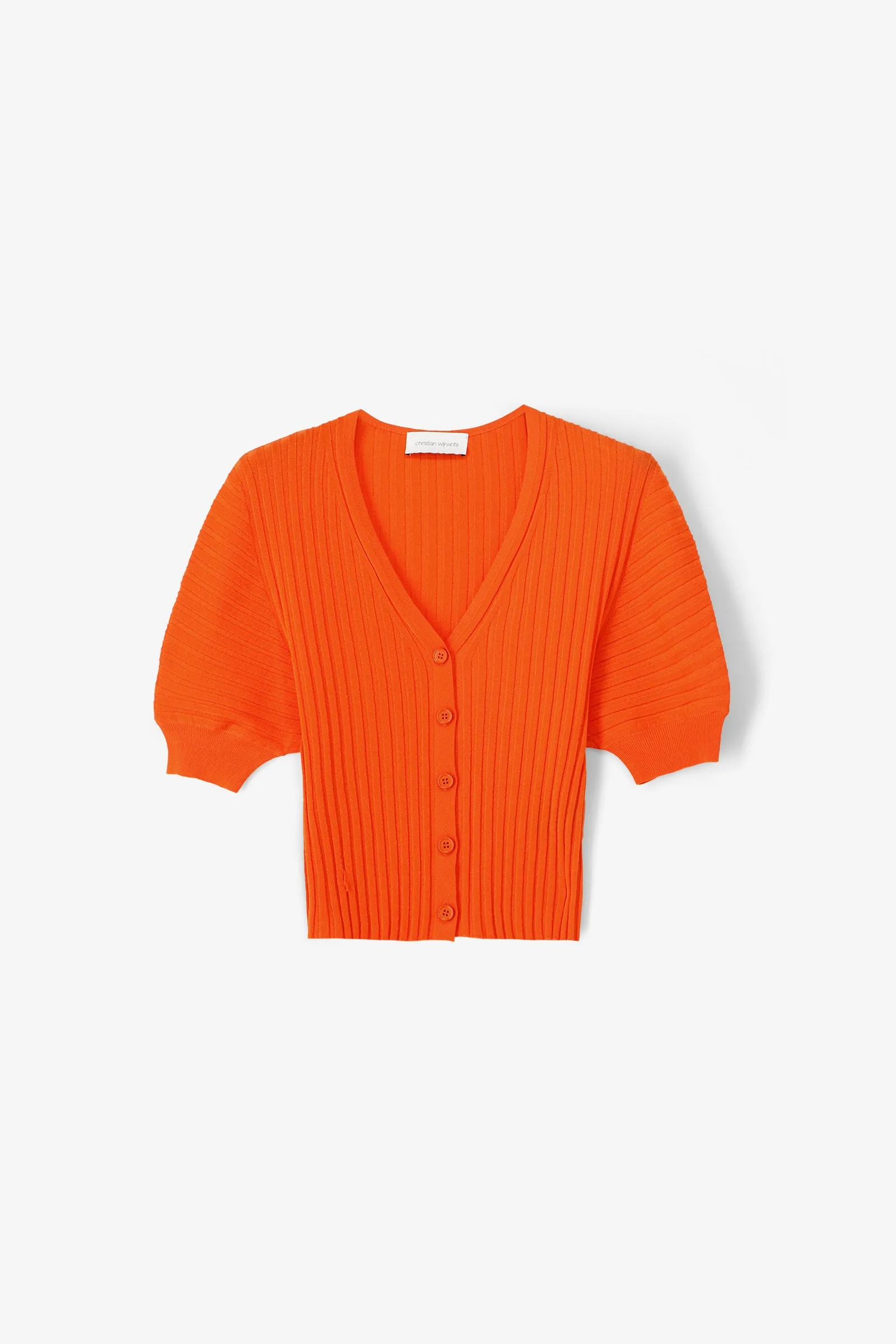 Kesi Rib Knit Cardigan sold by Christian Wijnants