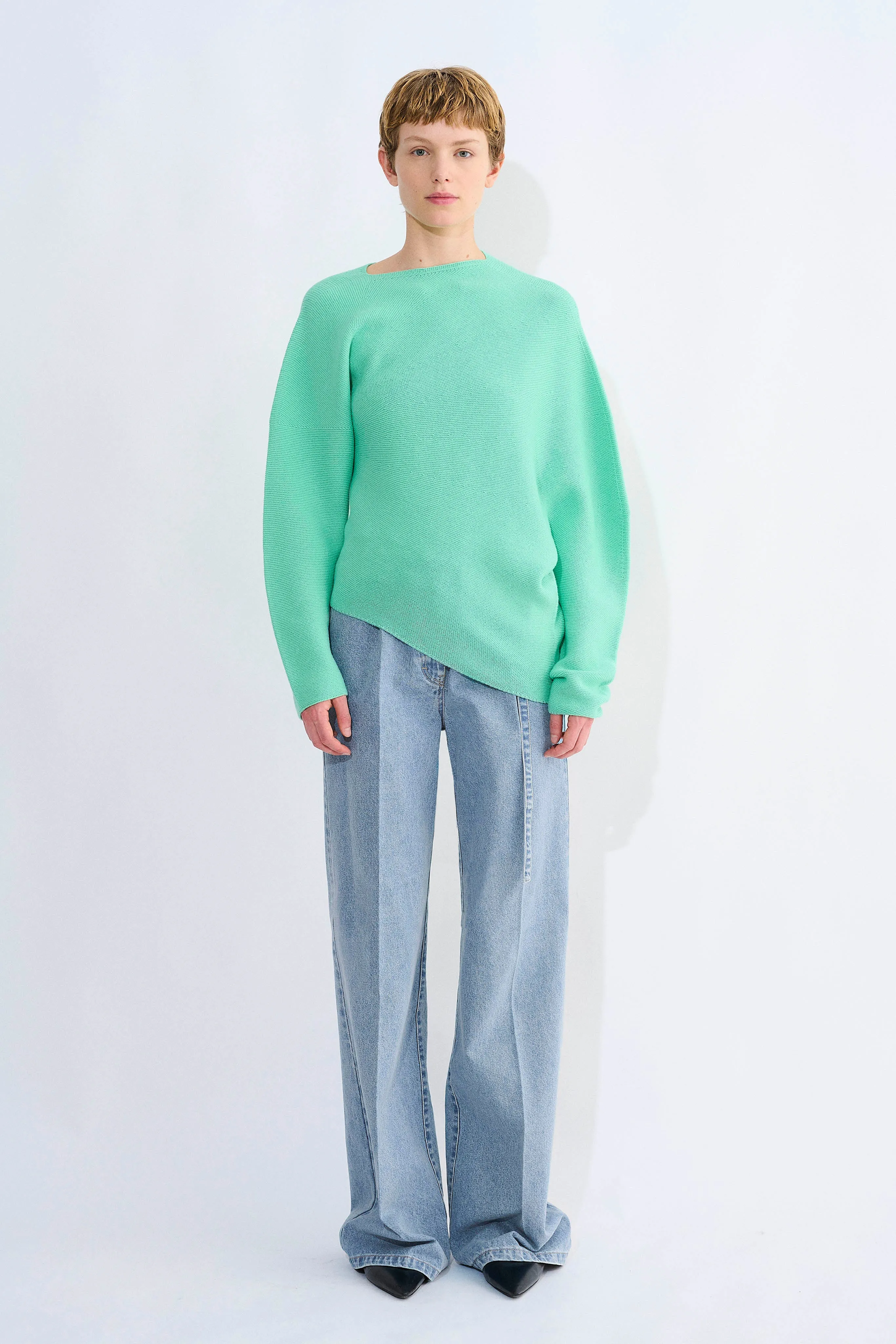 Klean Asymetrical Sweater sold by Christian Wijnants product image thumbnail 2