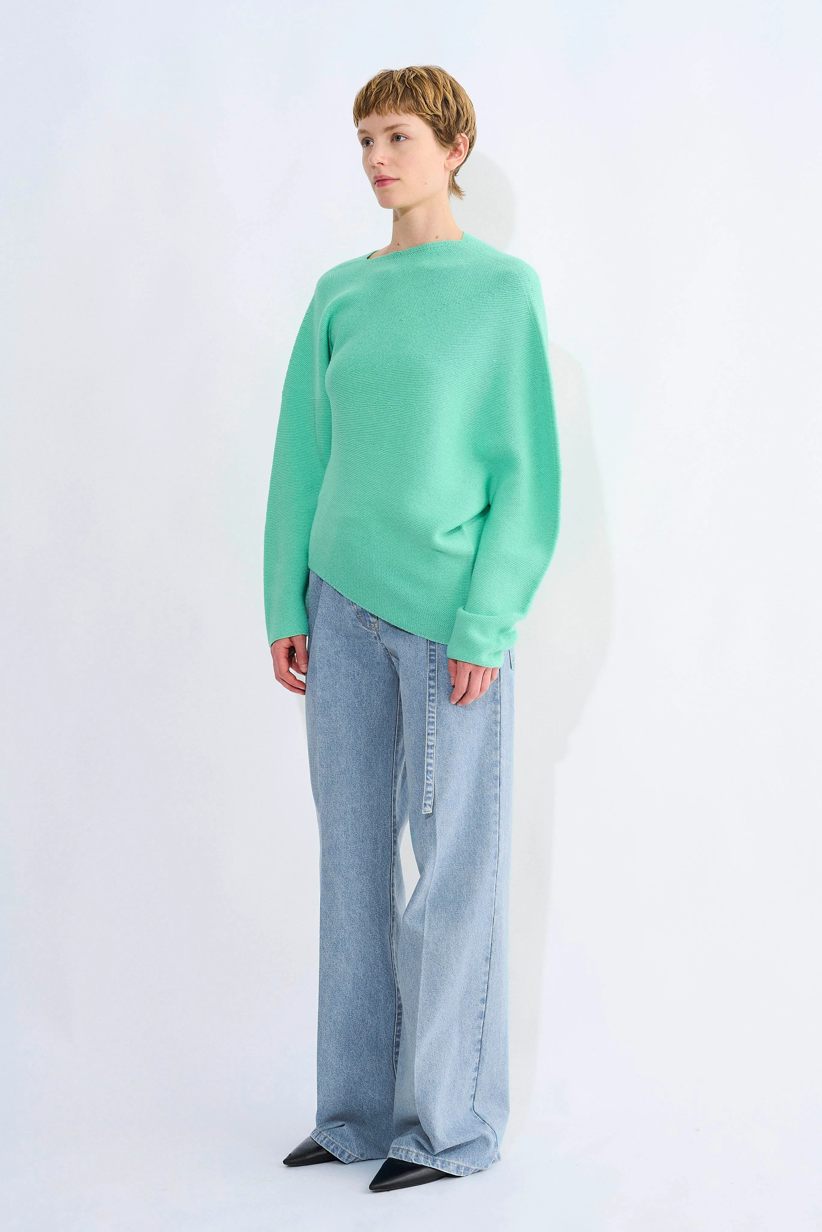 Klean Asymetrical Sweater sold by Christian Wijnants product image thumbnail 3