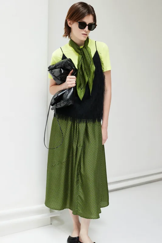 Safron elastic waistband skirt sold by Christian Wijnants