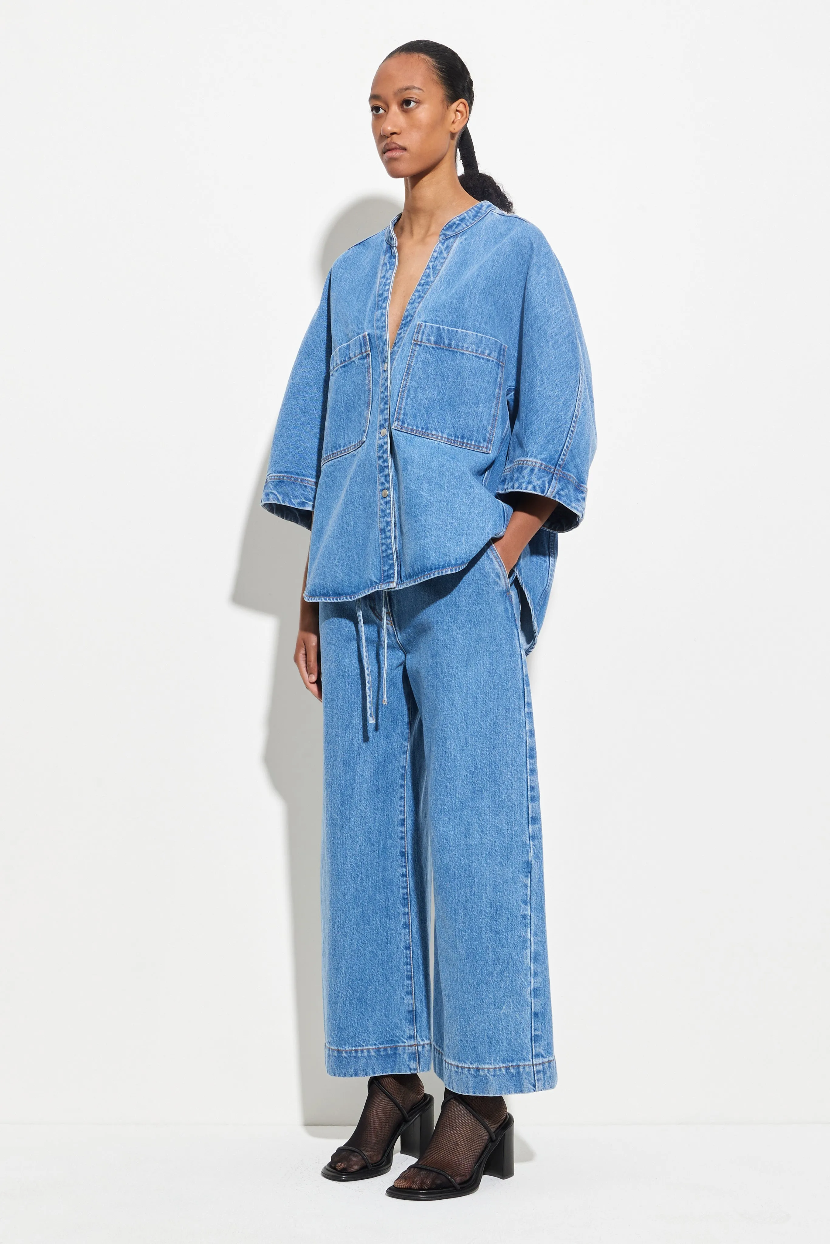 Tapari Denim Shirt sold by Christian Wijnants product image thumbnail 2