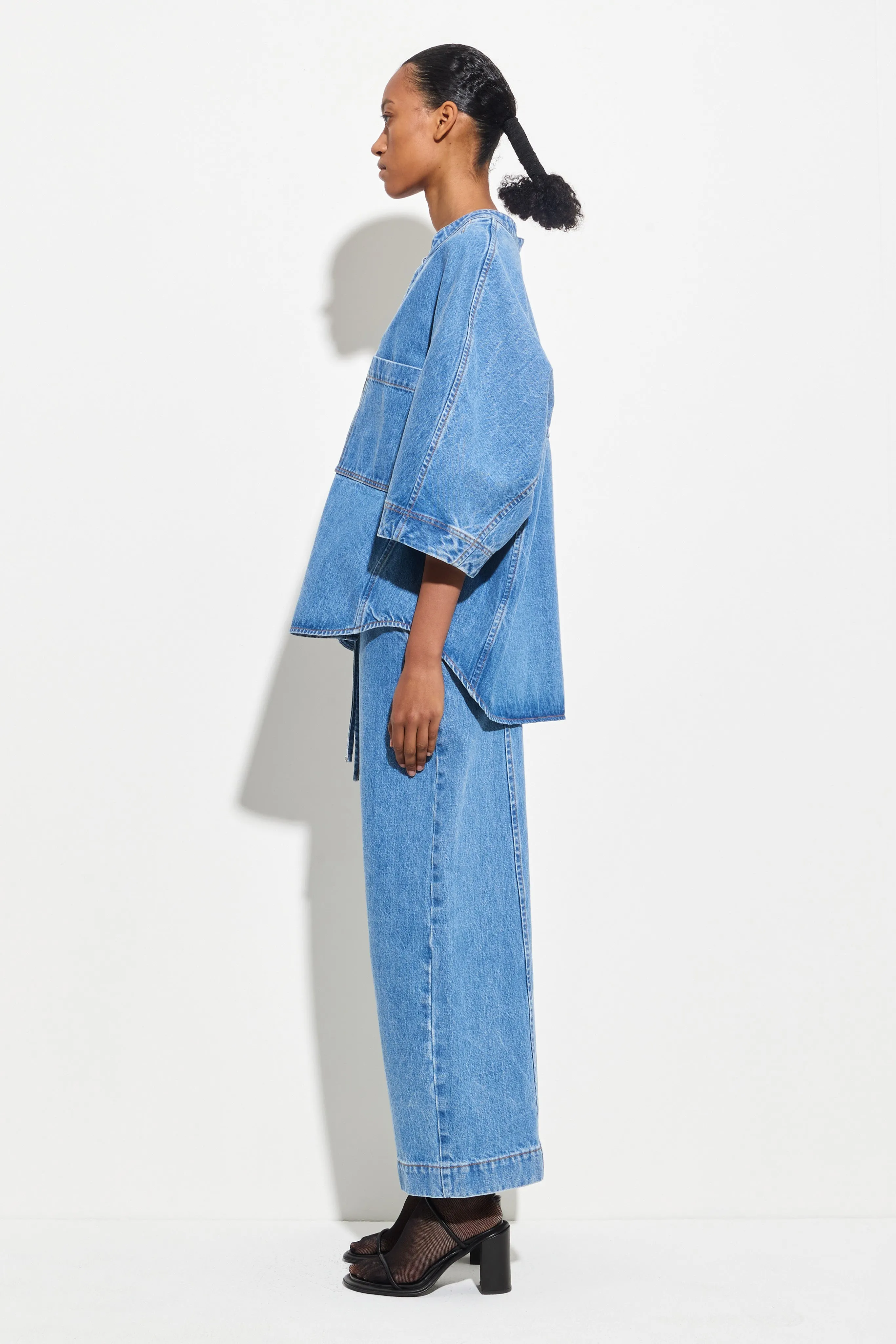 Tapari Denim Shirt sold by Christian Wijnants product image thumbnail 4