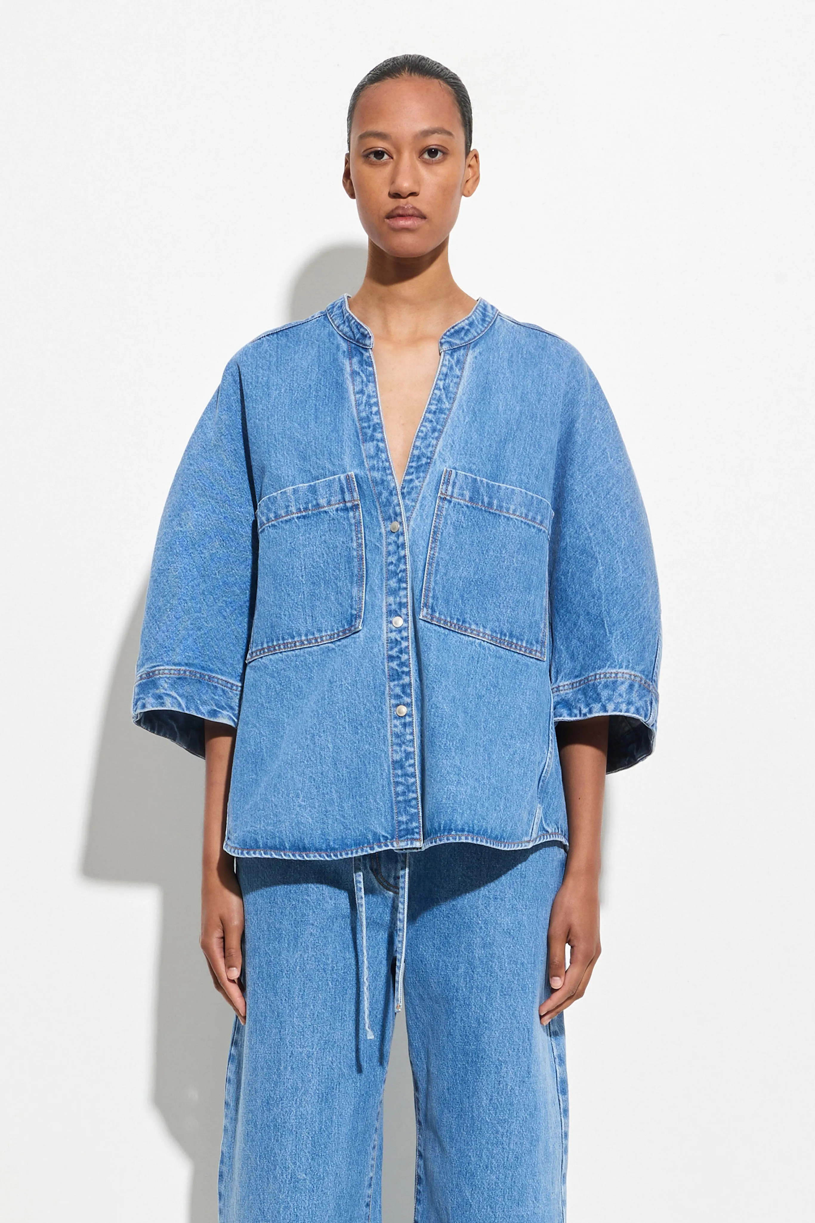 Tapari Denim Shirt sold by Christian Wijnants