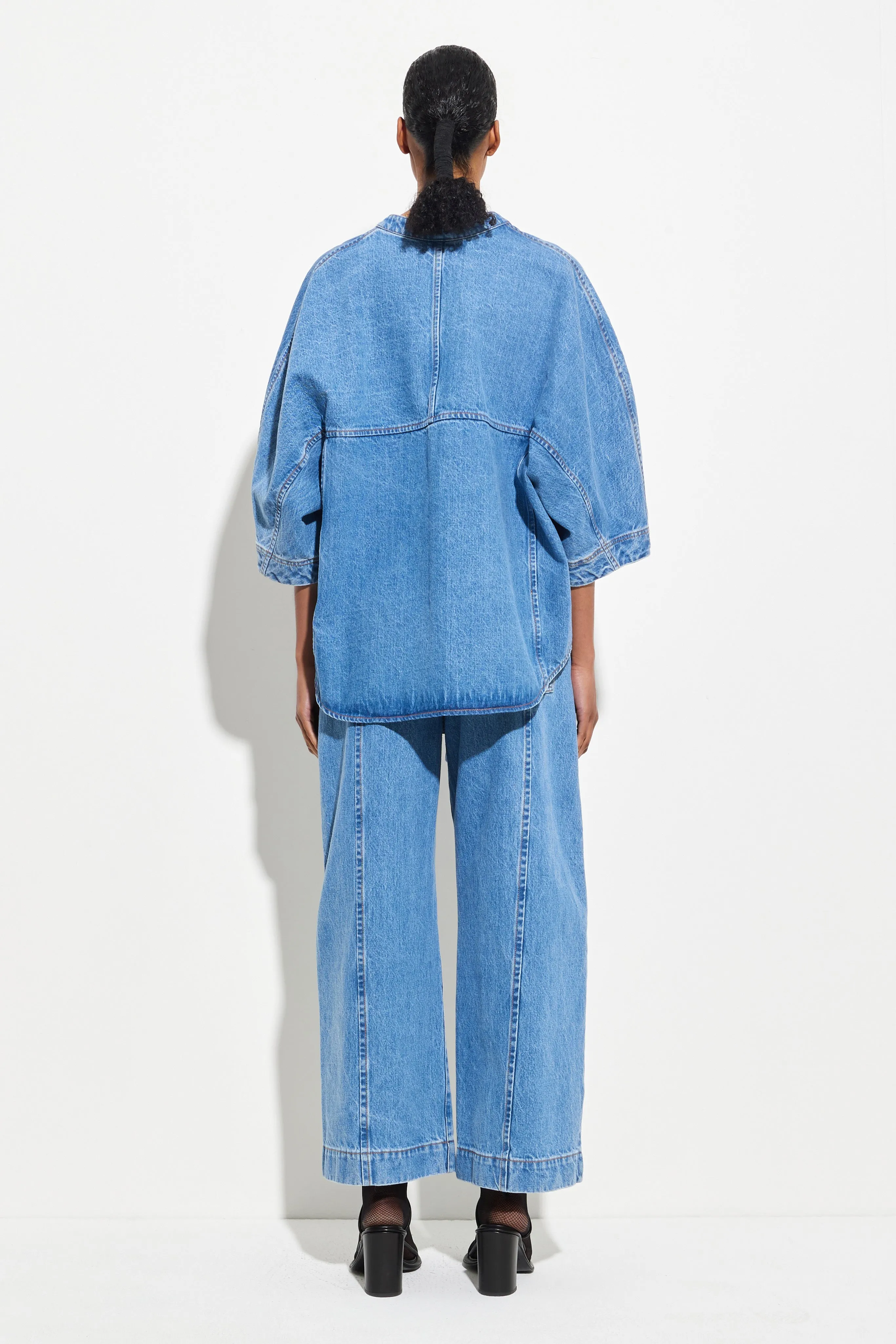 Tapari Denim Shirt sold by Christian Wijnants product image thumbnail 5