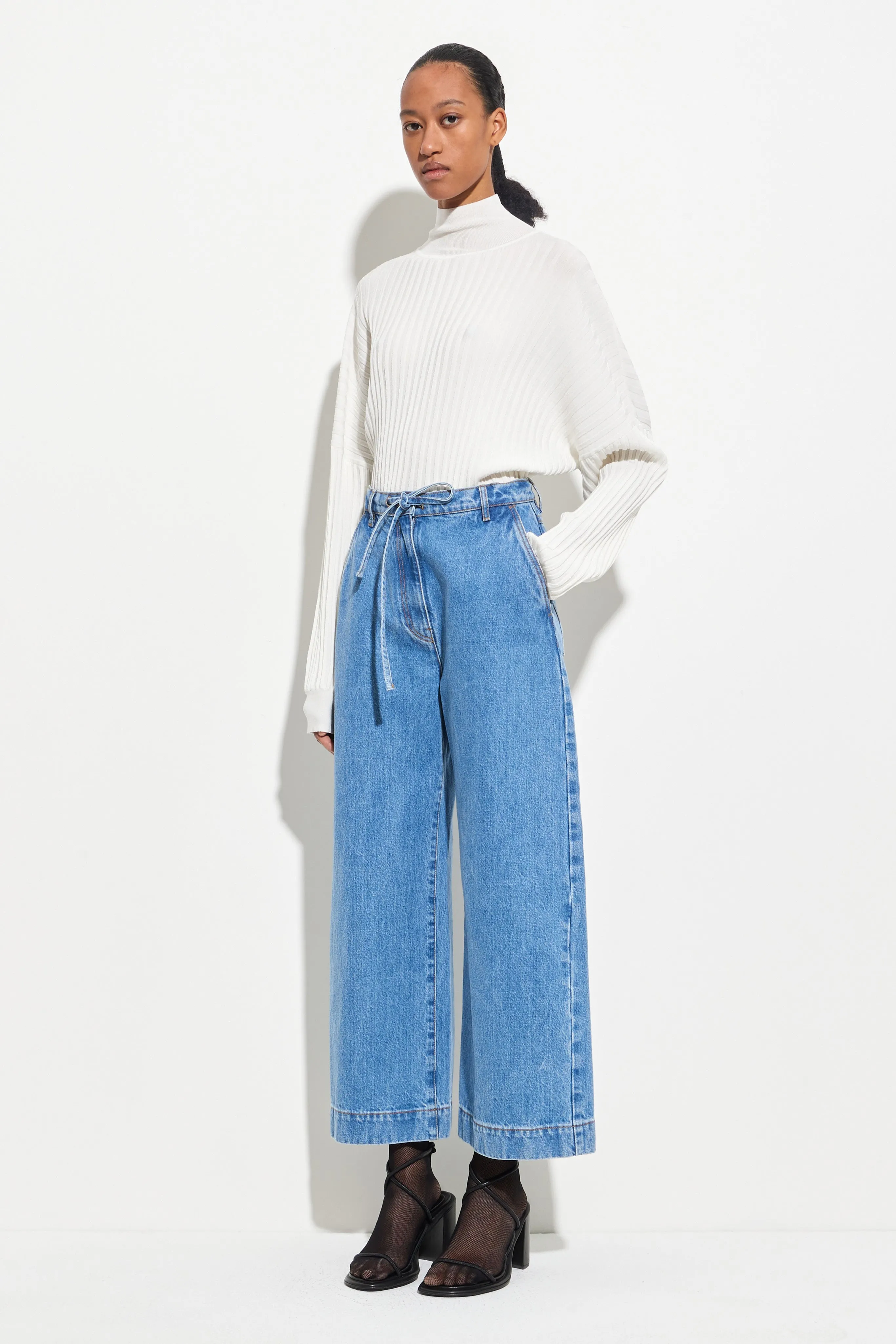 Pioni Wide Leg Denim sold by Christian Wijnants product image thumbnail 3