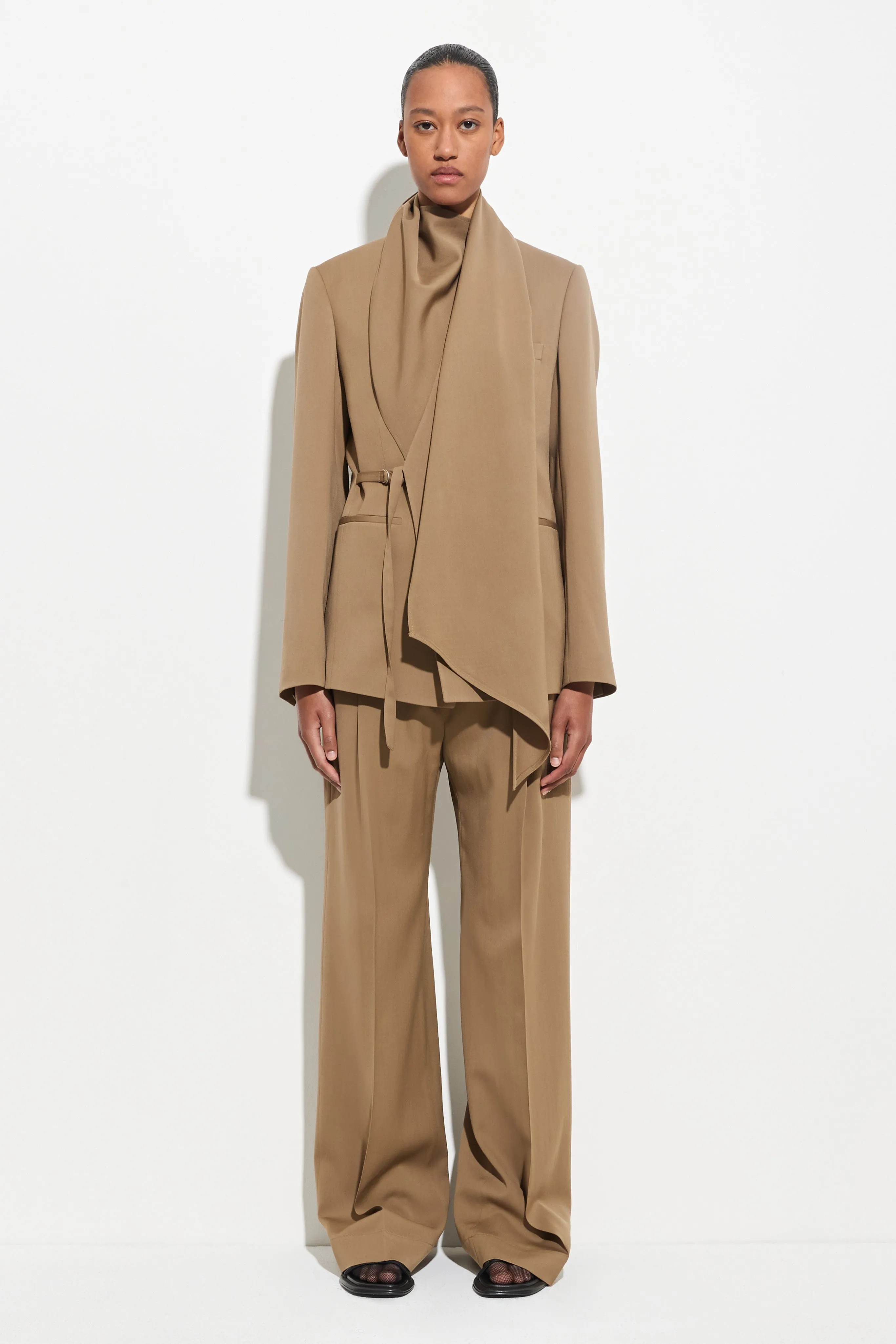 Jillos Draped Scarf Blazer sold by Christian Wijnants product image thumbnail 2