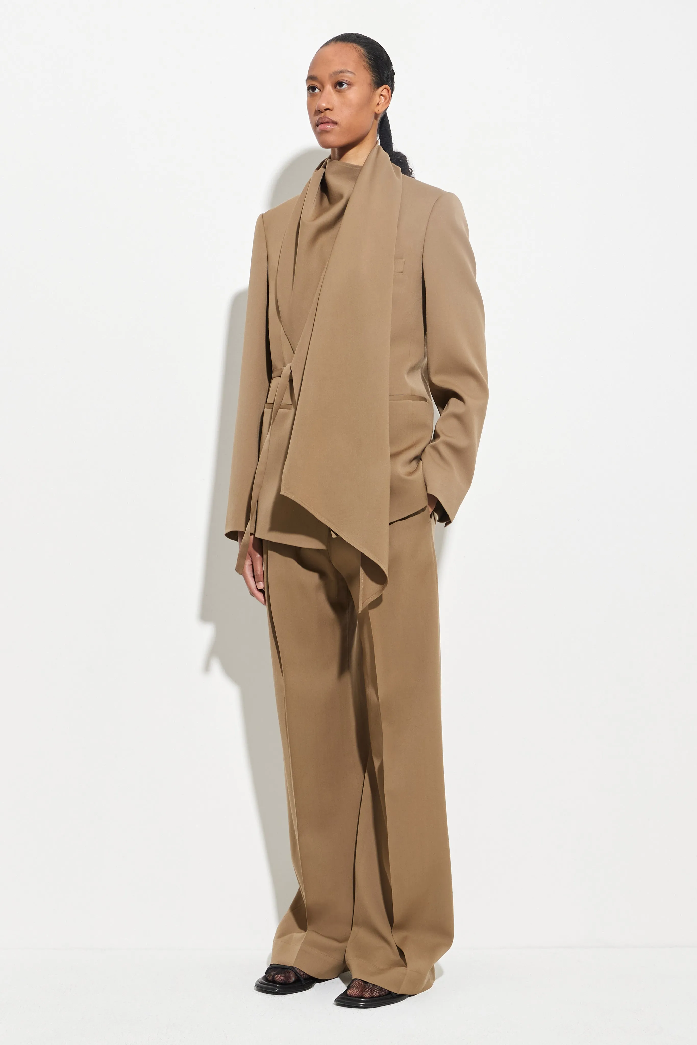 Jillos Draped Scarf Blazer sold by Christian Wijnants product image thumbnail 3