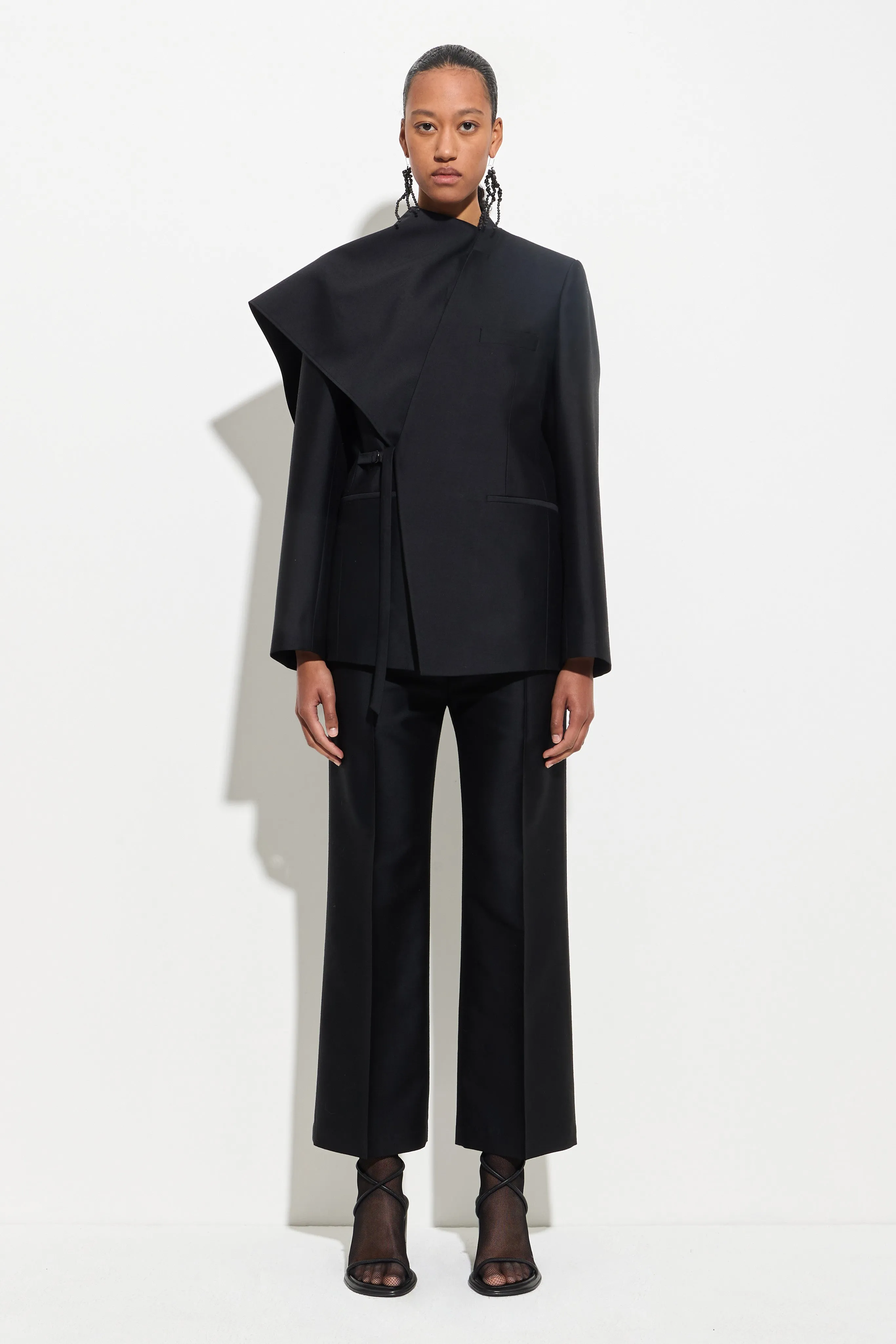 Jillos Draped Scarf Blazer sold by Christian Wijnants