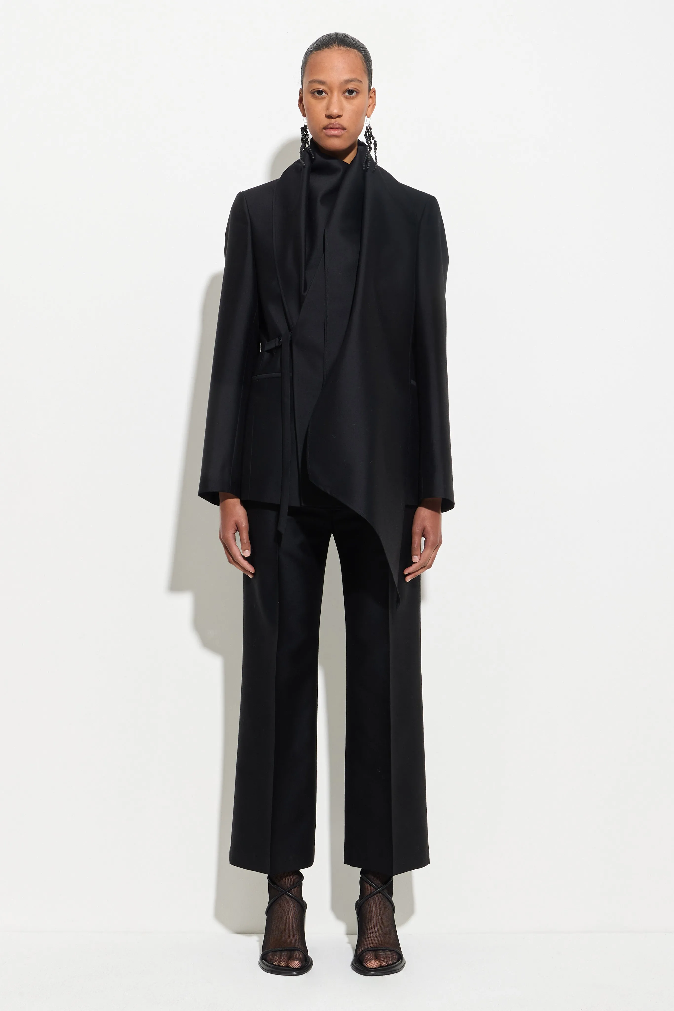Jillos Draped Scarf Blazer sold by Christian Wijnants product image thumbnail 4