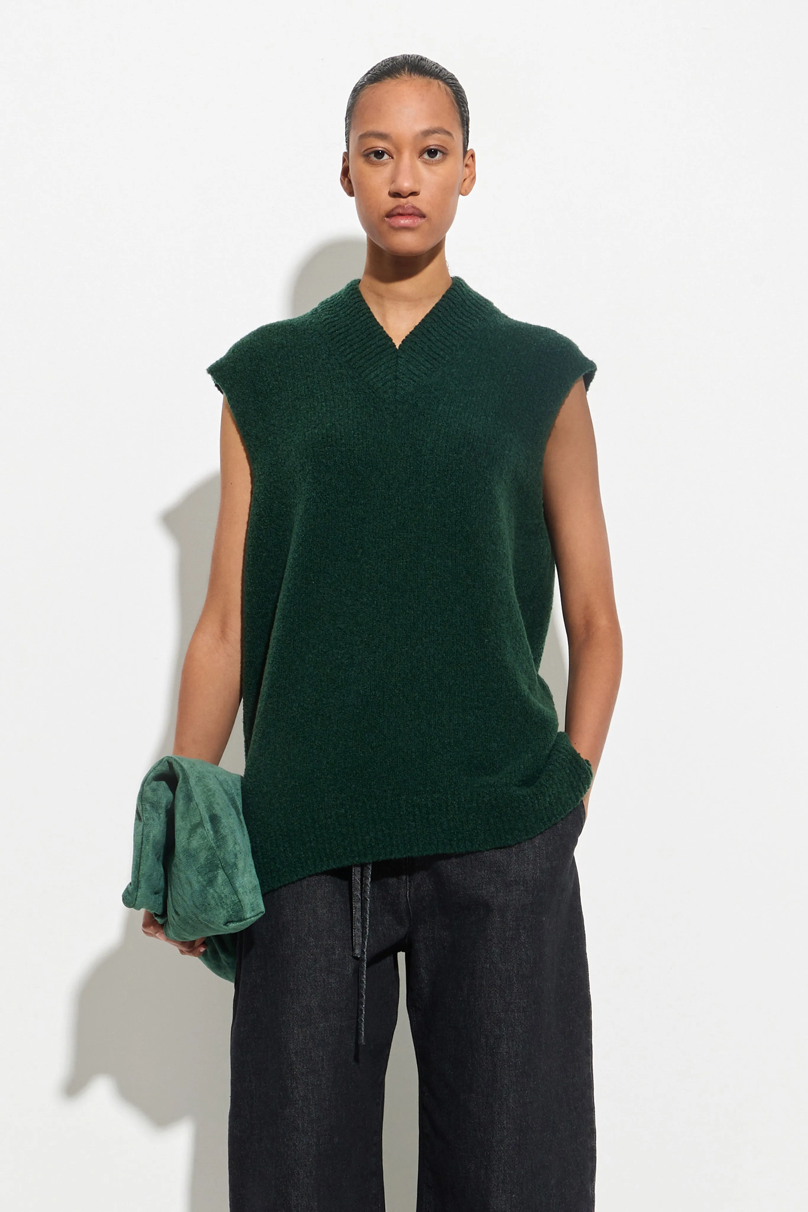 Kidepo V-Neck Vest sold by Christian Wijnants
