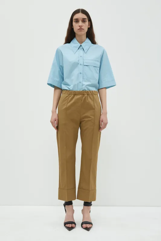 Panesh Cropped Straight Pants sold by Christian Wijnants
