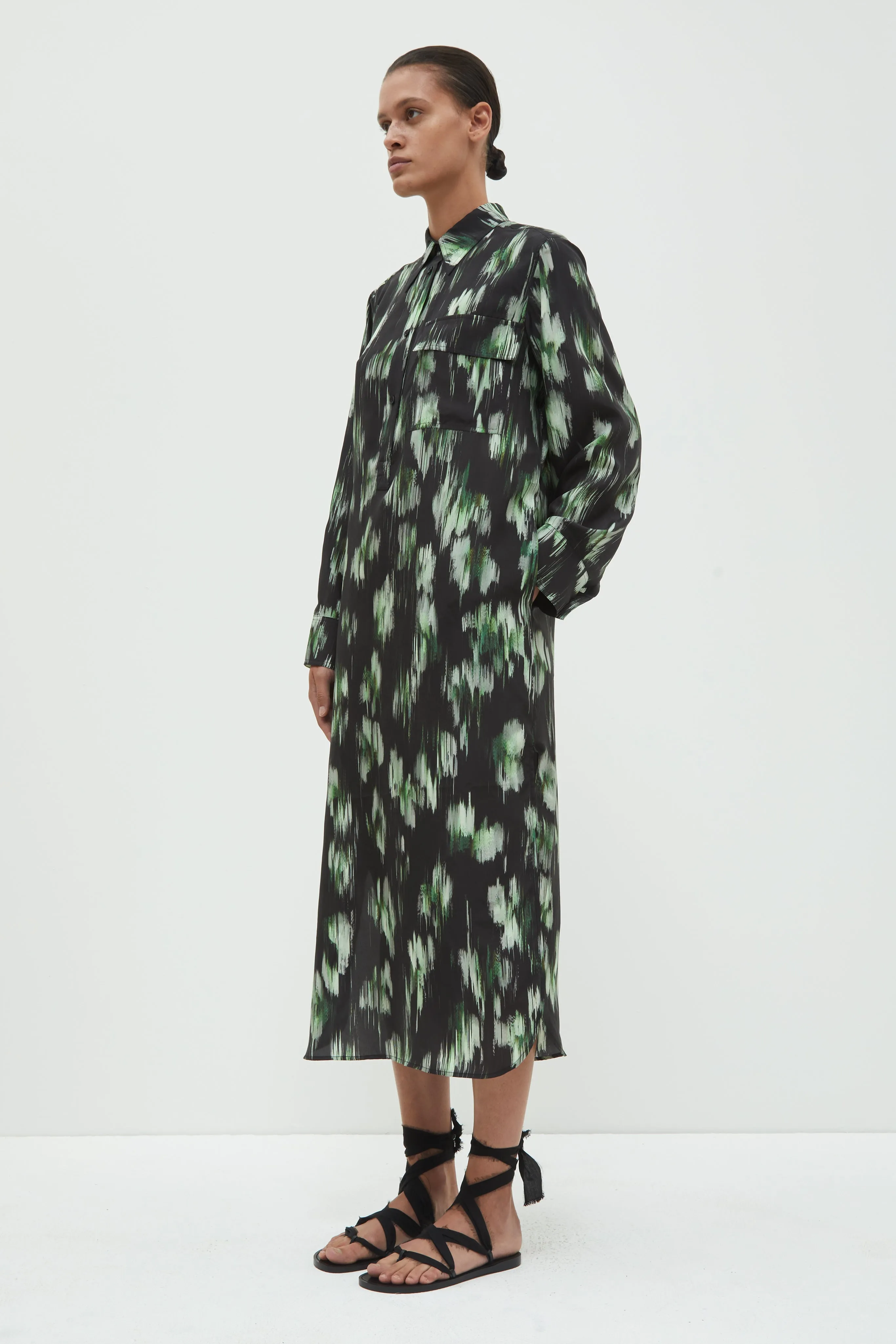 Dua Long Sleeves Shirt Dress sold by Christian Wijnants product image thumbnail 3