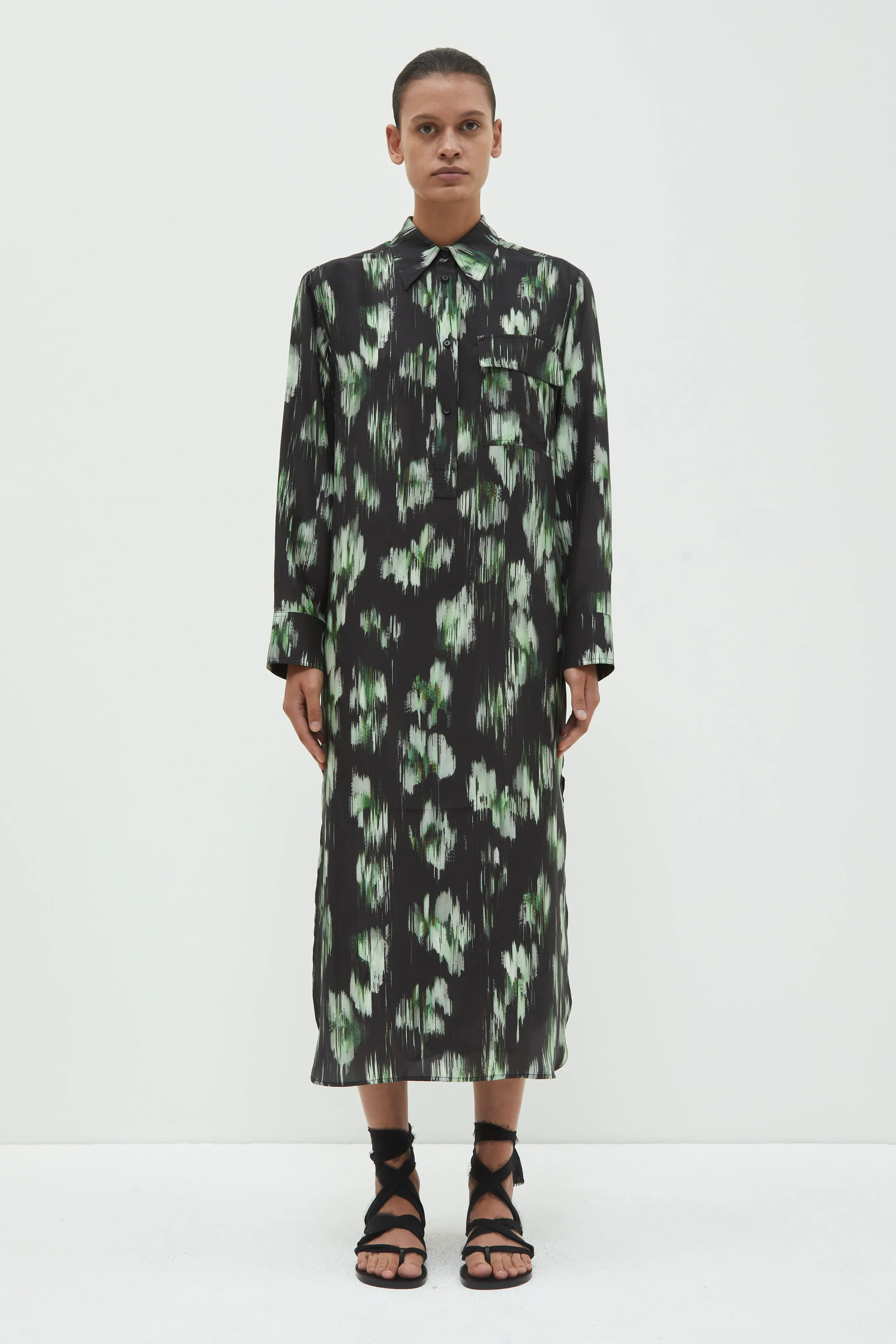 Dua Long Sleeves Shirt Dress sold by Christian Wijnants