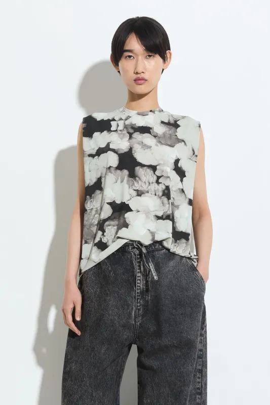 Tabansir Sleeveless Jersey Top made by Christian Wijnants