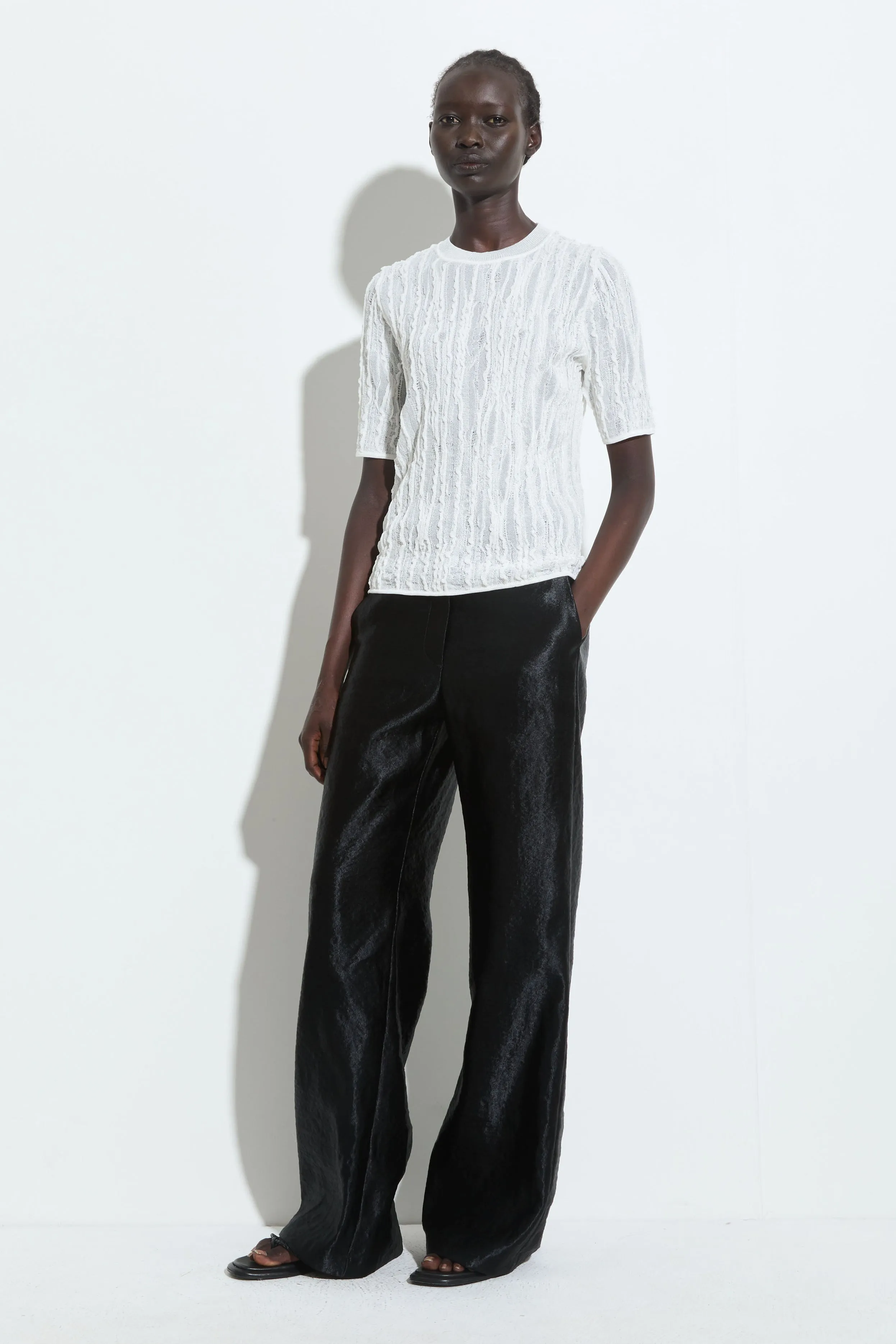 Kibo Short Sleeve Knitted Top sold by Christian Wijnants product image thumbnail 4