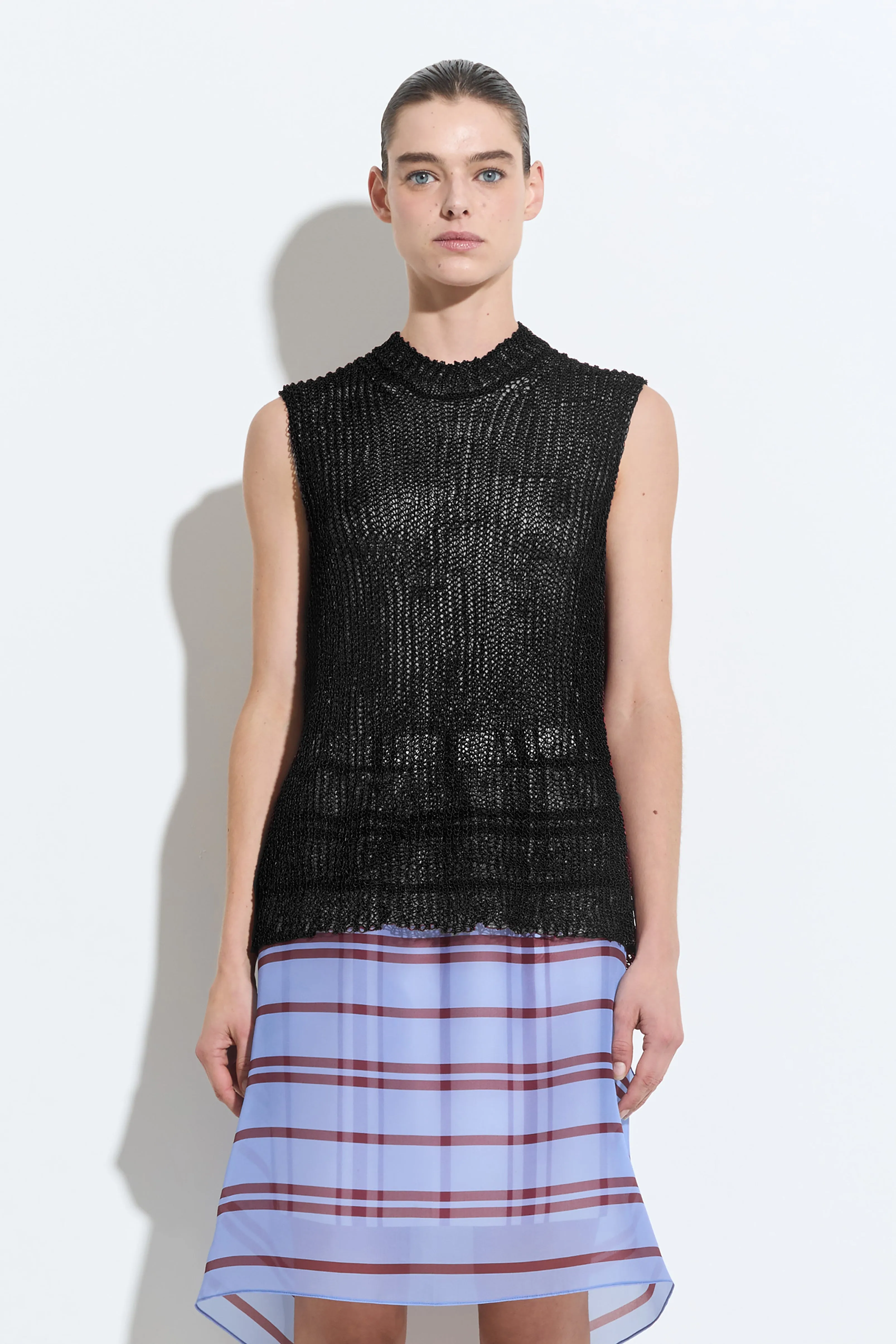 Kanas Sleeveless Knit Top sold by Christian Wijnants