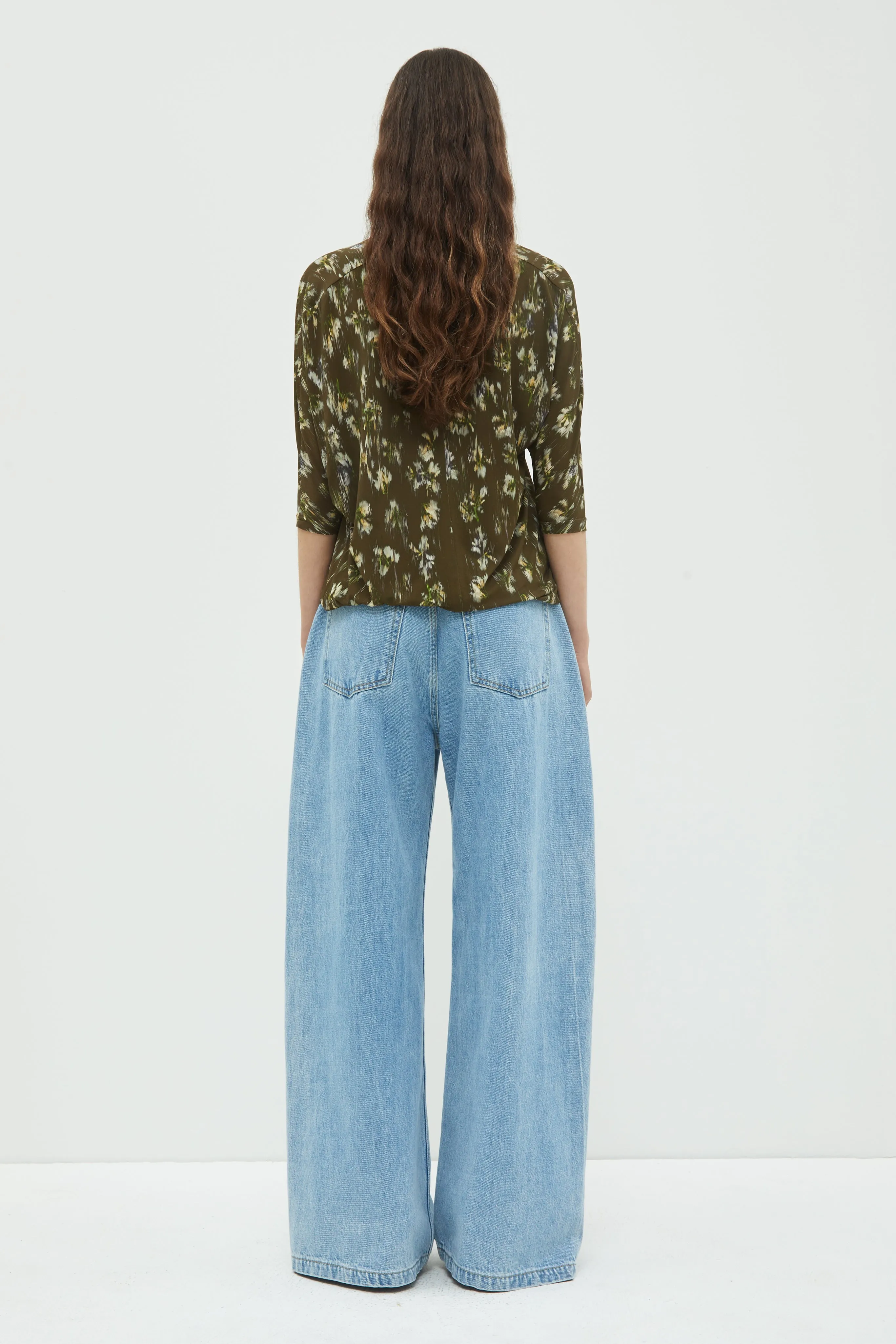 Thandi 3/4 Sleeve Jersey Top sold by Christian Wijnants product image thumbnail 4