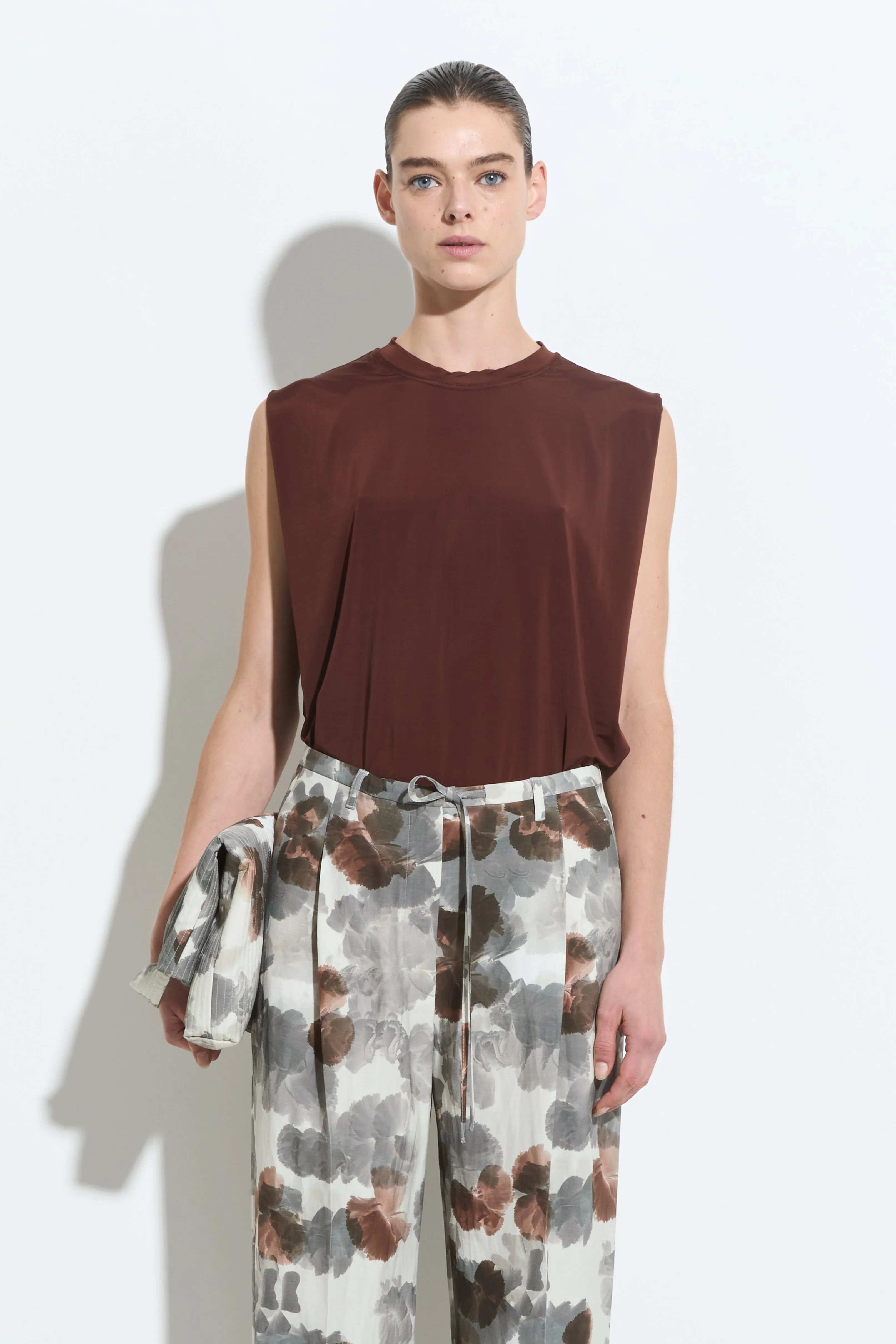 Tabansir Sleeveless Jersey Top sold by Christian Wijnants