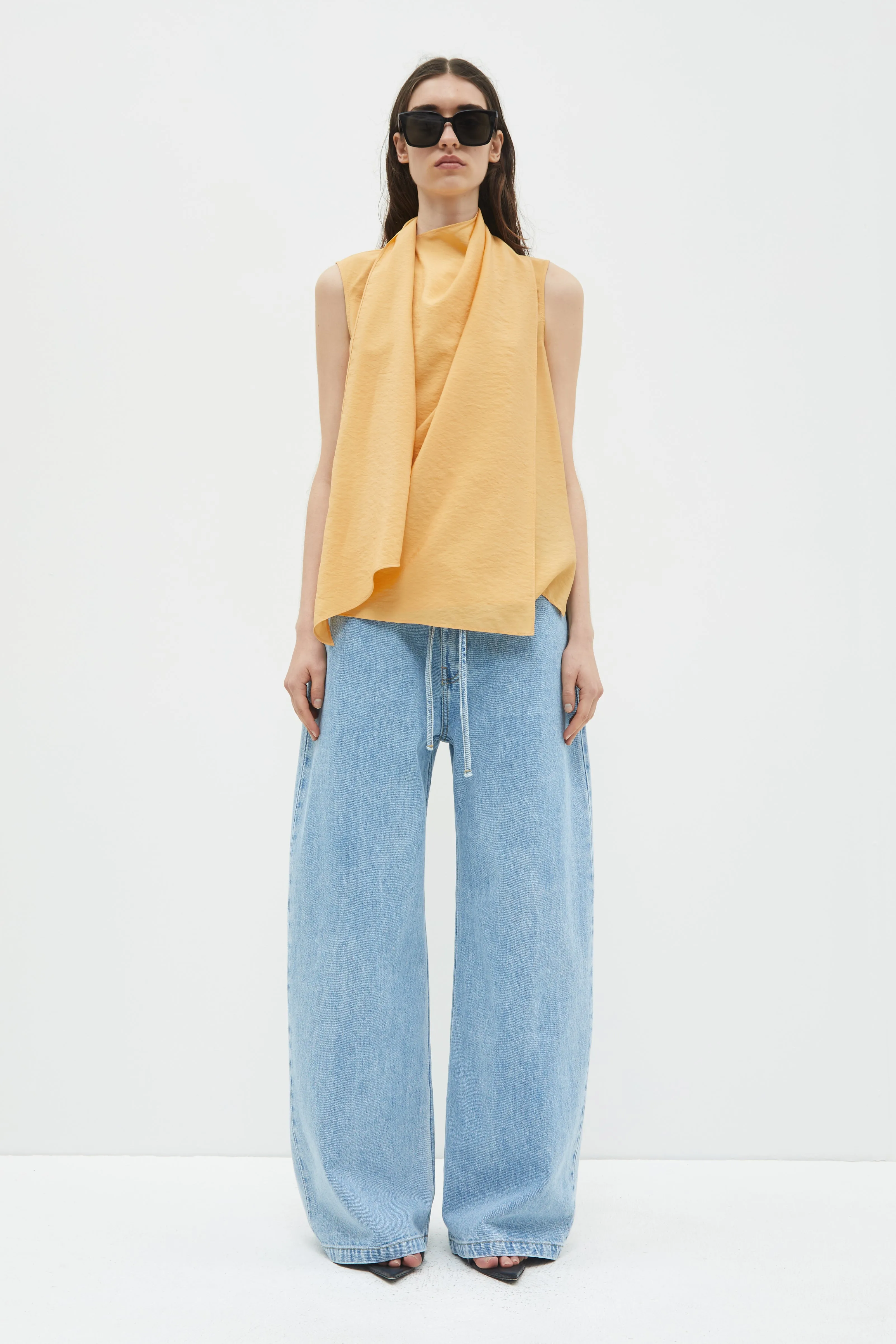 Toru Sleeveless Scarf Top sold by Christian Wijnants product image thumbnail 3