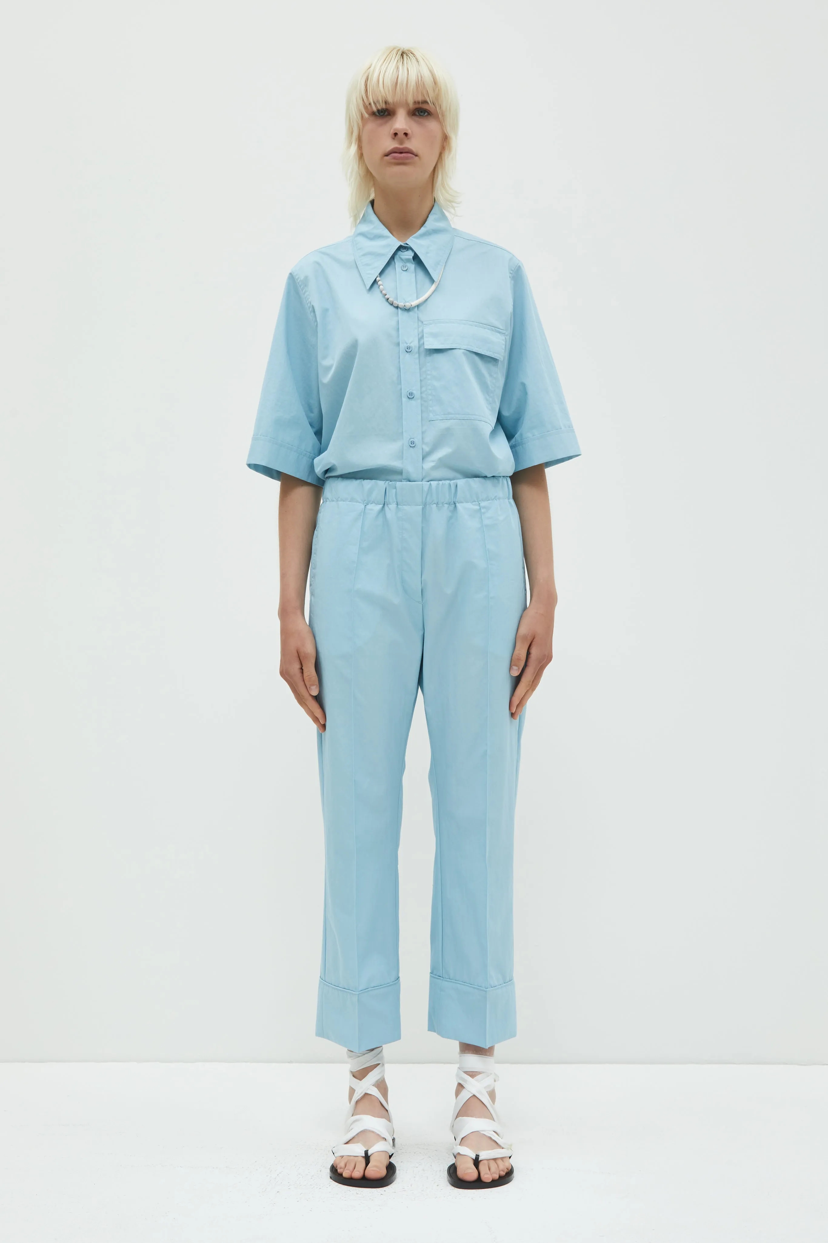 Panesh Cropped Straight Pants sold by Christian Wijnants