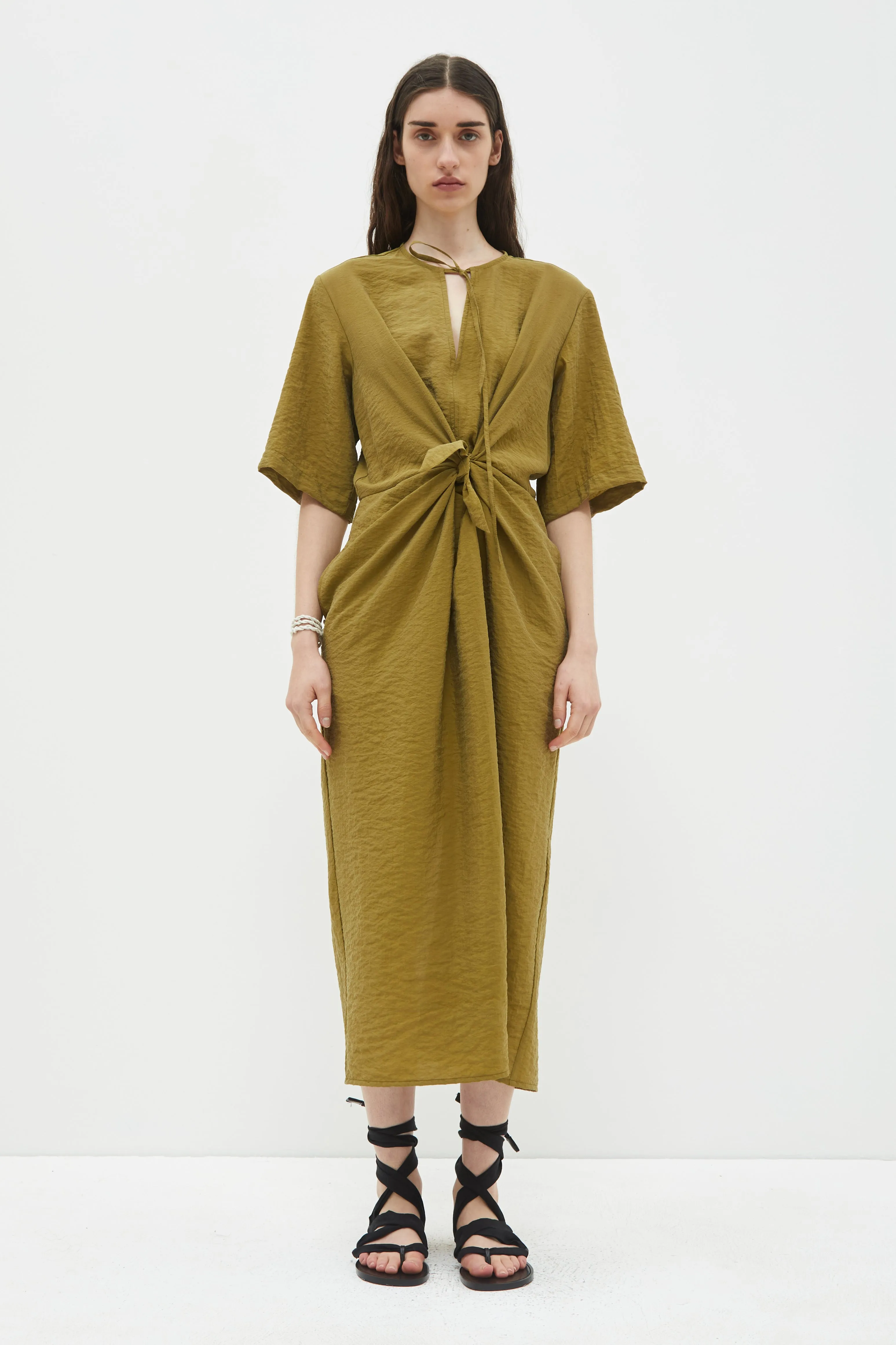 Diabari Knotted Dress sold by Christian Wijnants