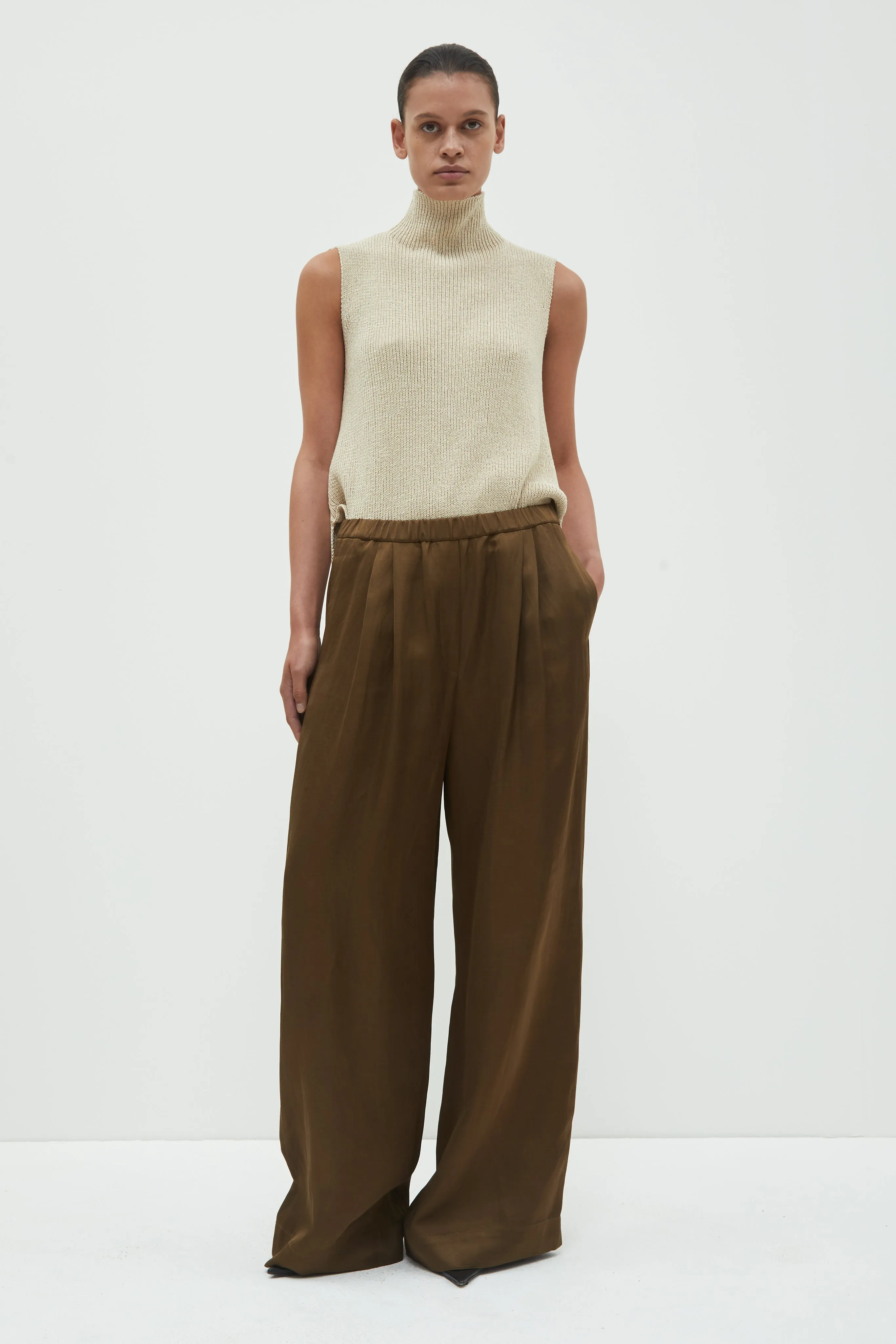 Prelah Long Wide Leg Pants sold by Christian Wijnants