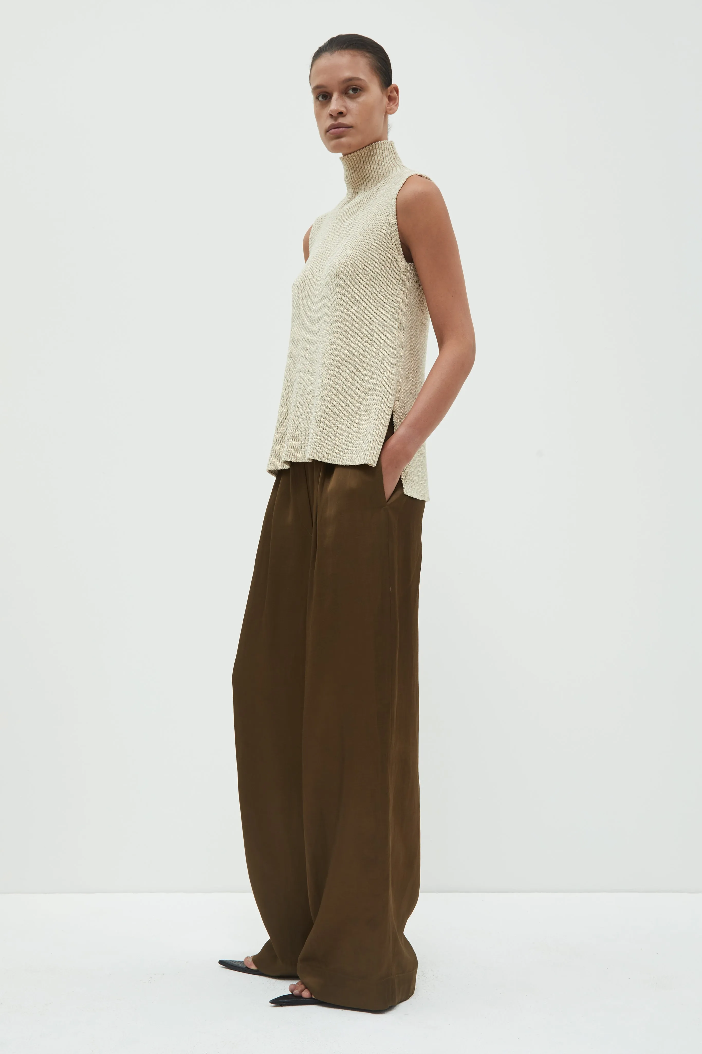 Prelah Long Wide Leg Pants sold by Christian Wijnants product image thumbnail 2