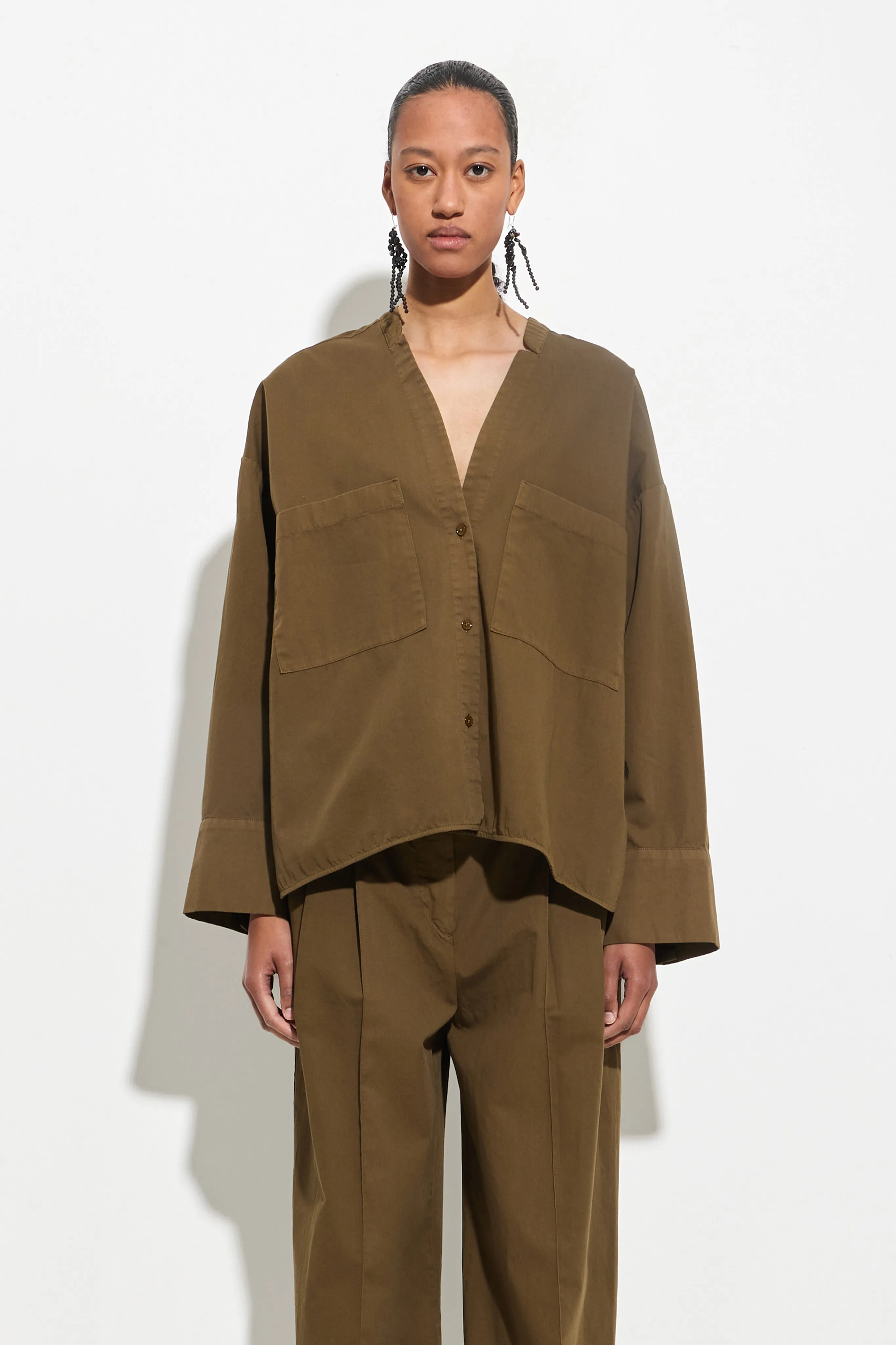 Tashvid V-neck Shirt sold by Christian Wijnants