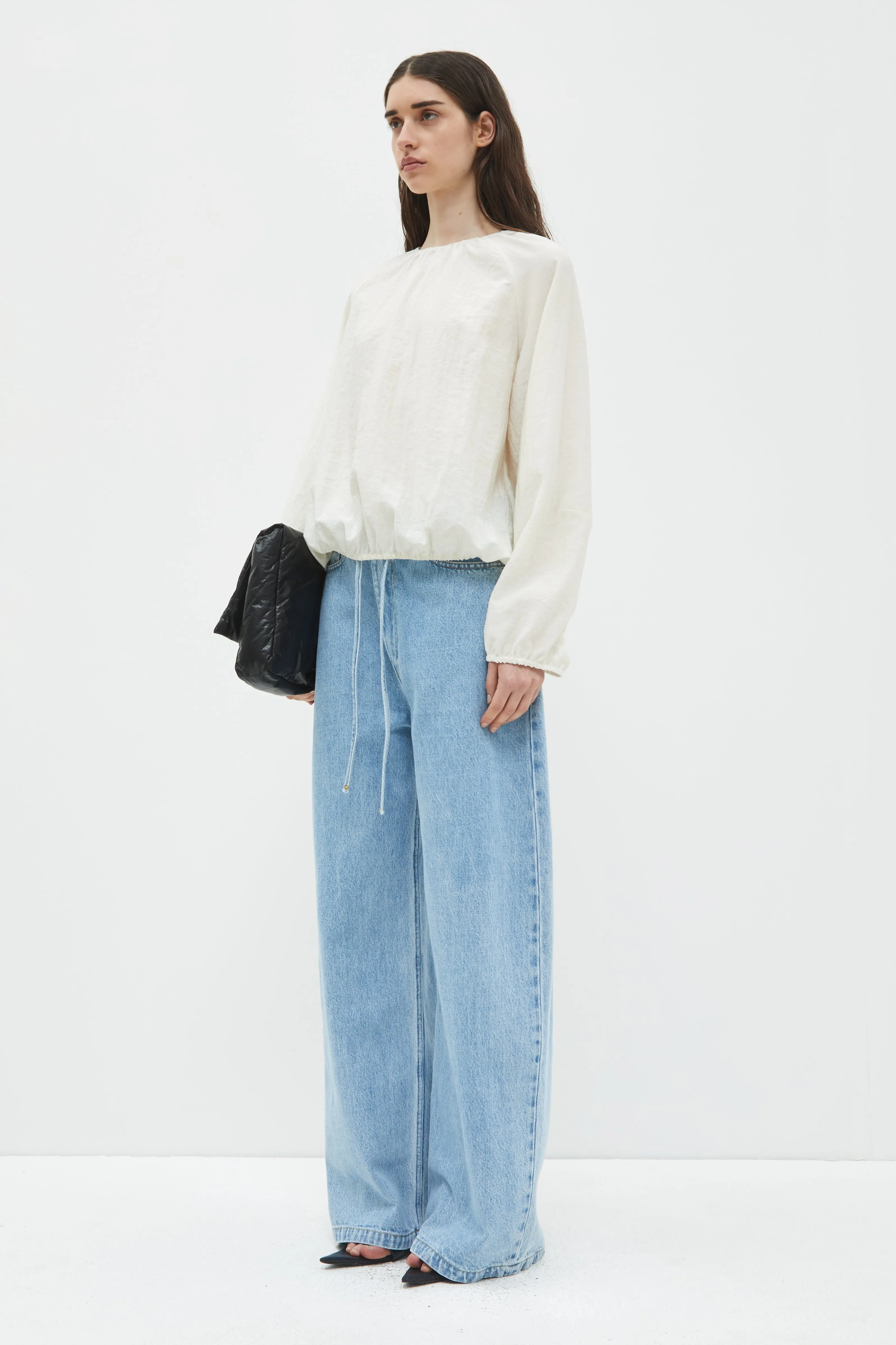 Tanawa Gathered Blouse sold by Christian Wijnants product image thumbnail 2
