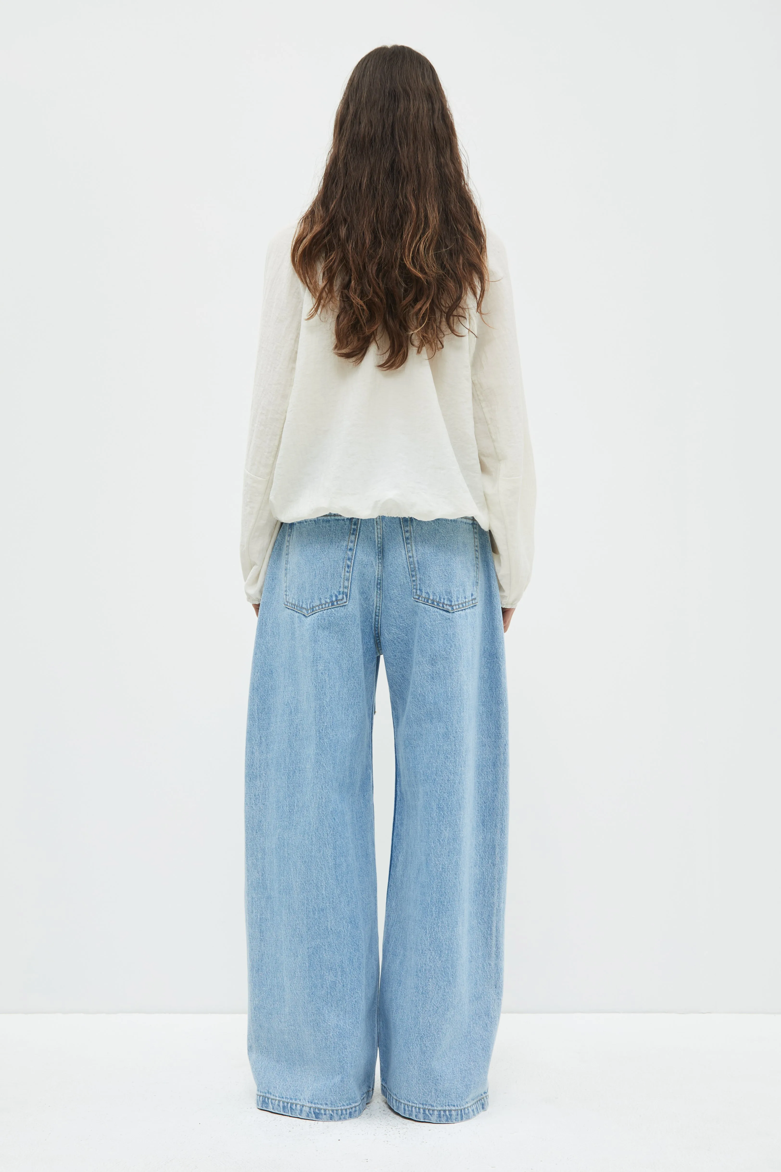 Tanawa Gathered Blouse sold by Christian Wijnants product image thumbnail 4