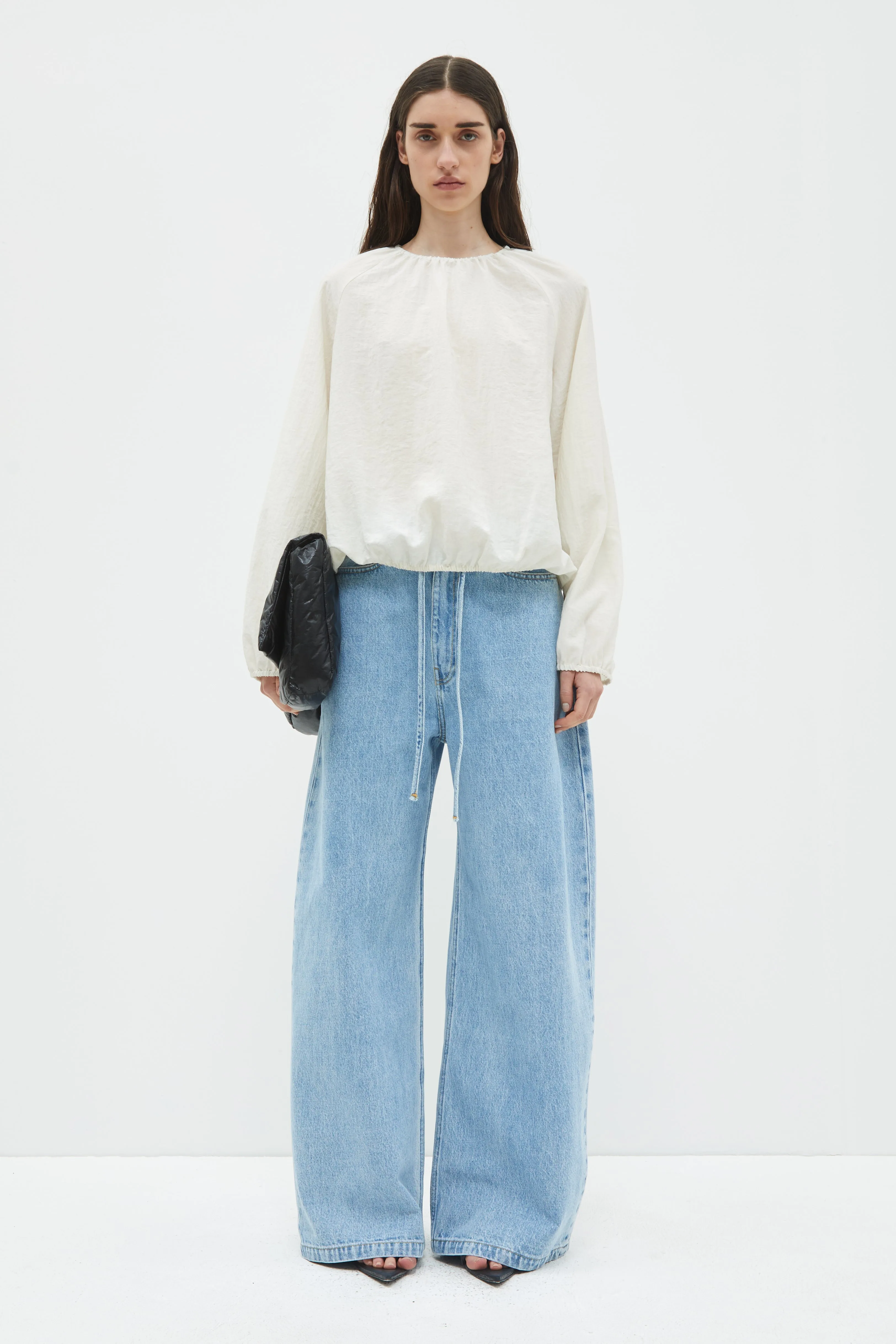 Tanawa Gathered Blouse sold by Christian Wijnants product image thumbnail 3