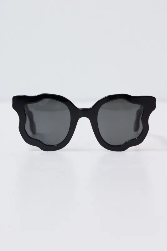Asun organic shaped sunglasses made by Christian Wijnants