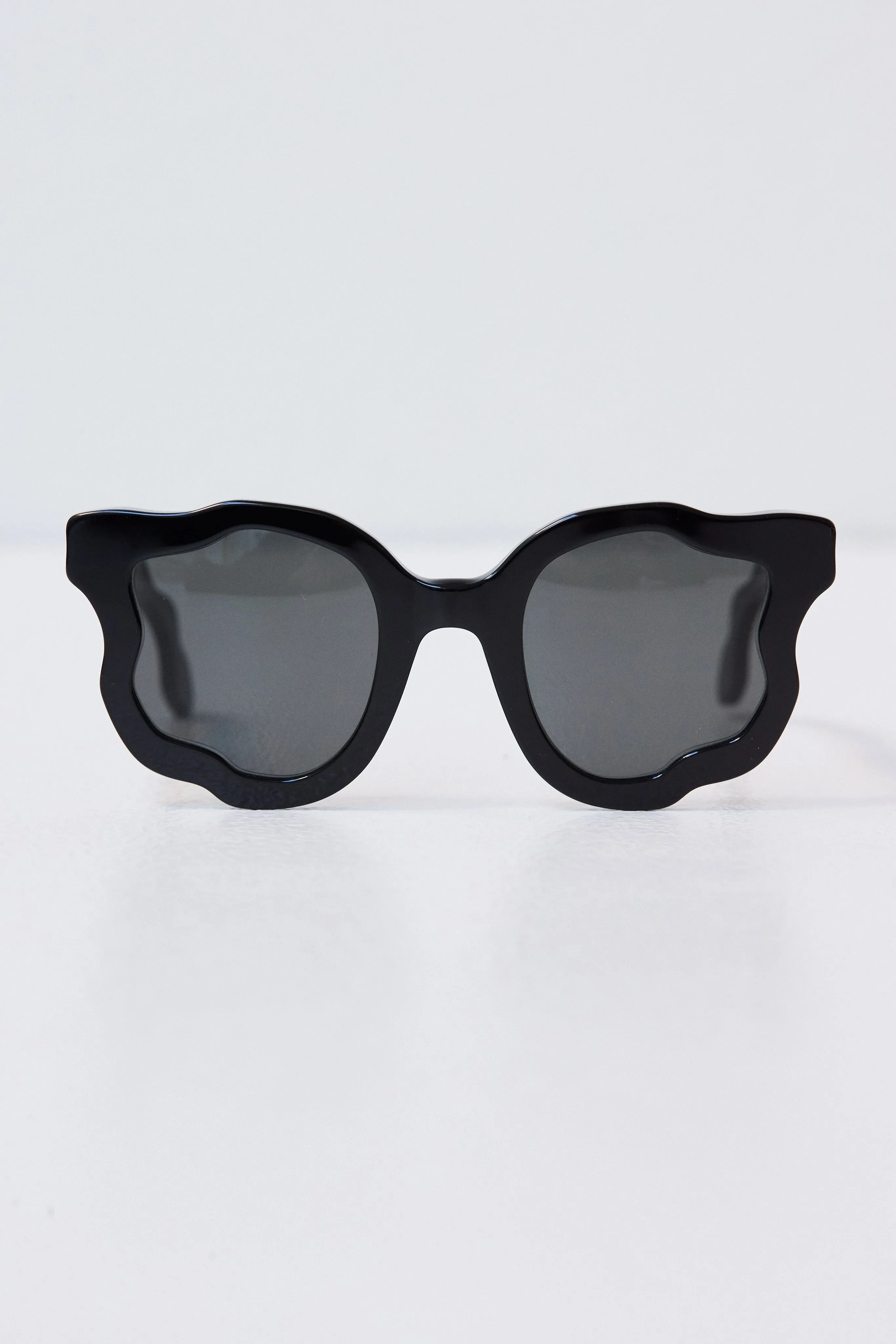 Asun organic shaped sunglasses sold by Christian Wijnants