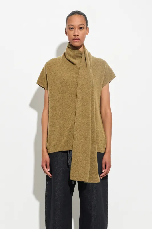 Kuo Sleeveless Wraptop sold by Christian Wijnants
