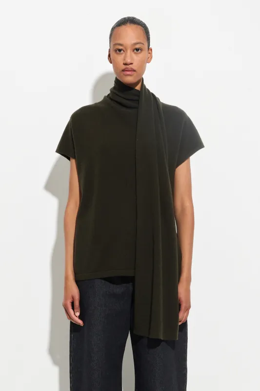 Kuo Sleeveless Wraptop sold by Christian Wijnants