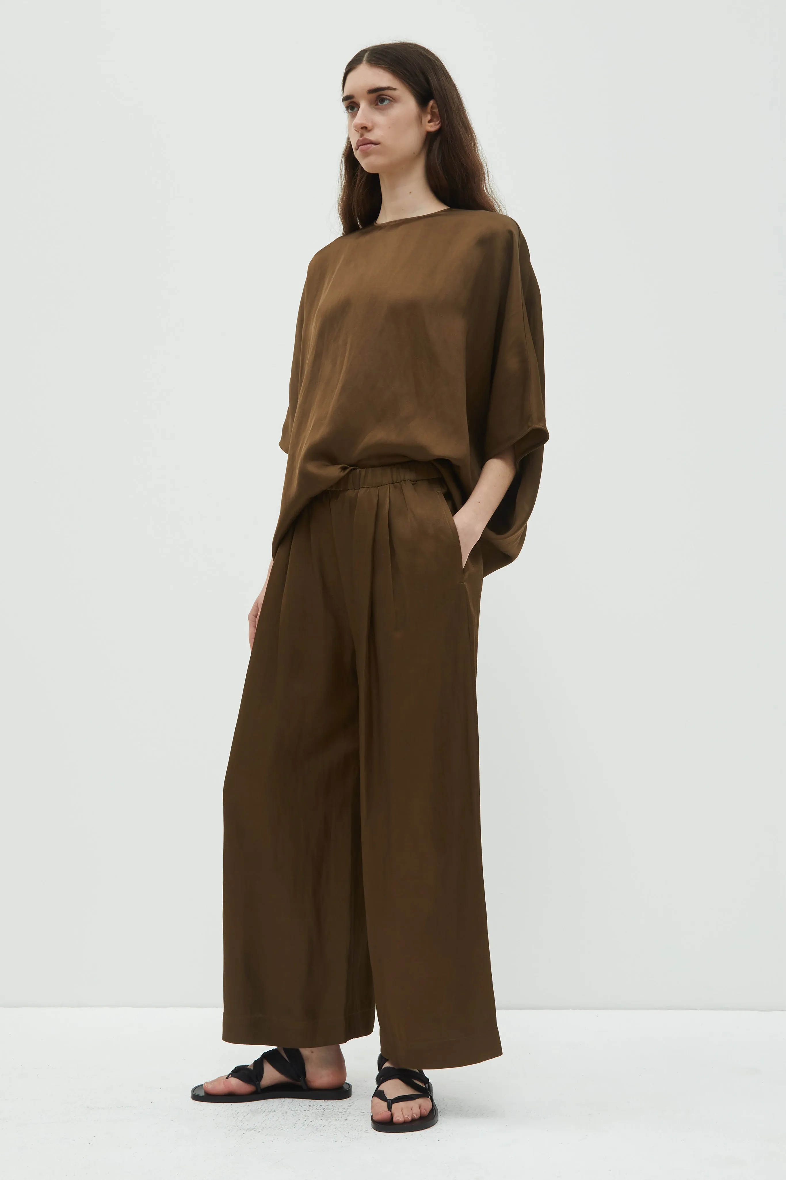 Pima Cropped Wide Leg Pants sold by Christian Wijnants product image thumbnail 3