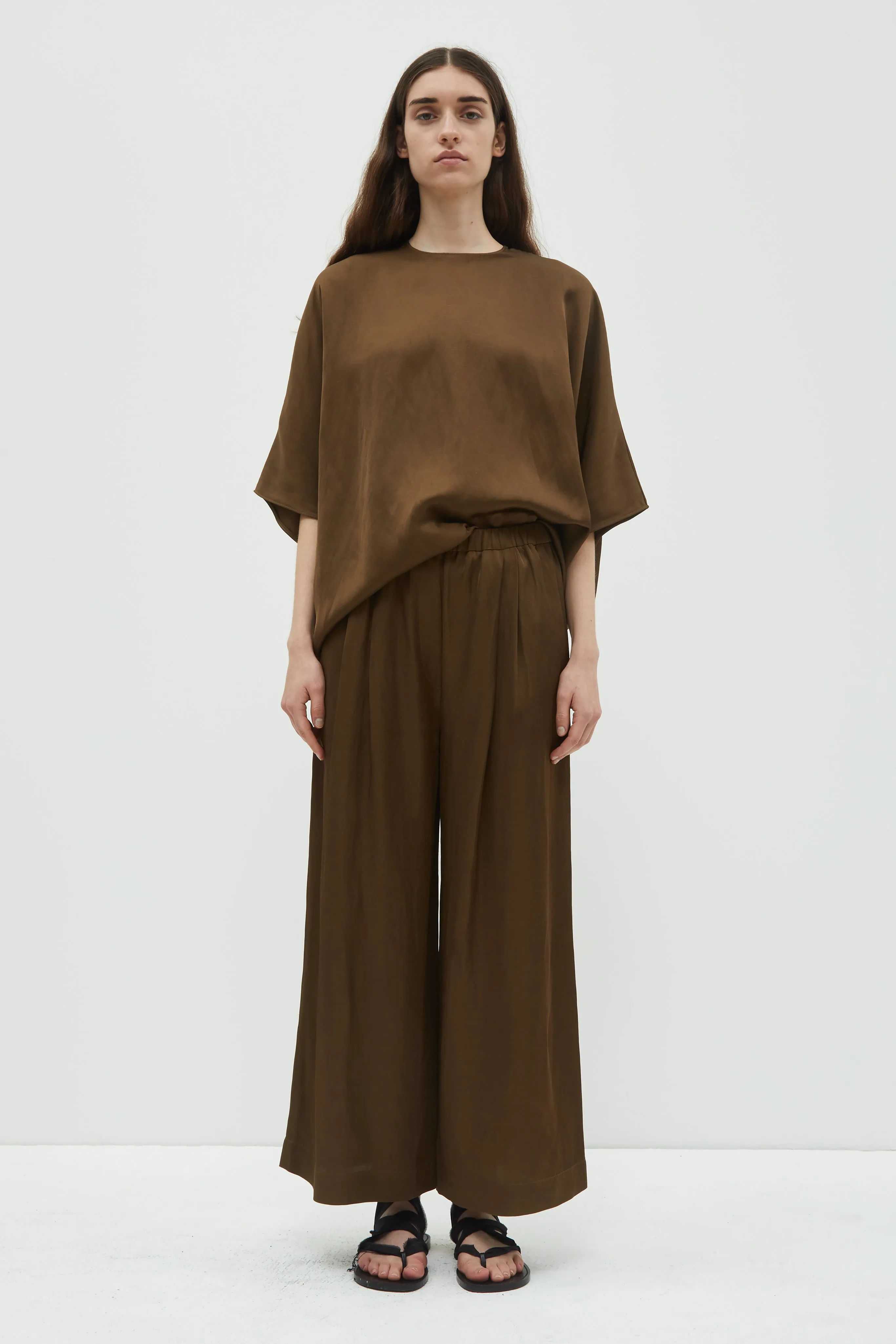 Pima Cropped Wide Leg Pants sold by Christian Wijnants