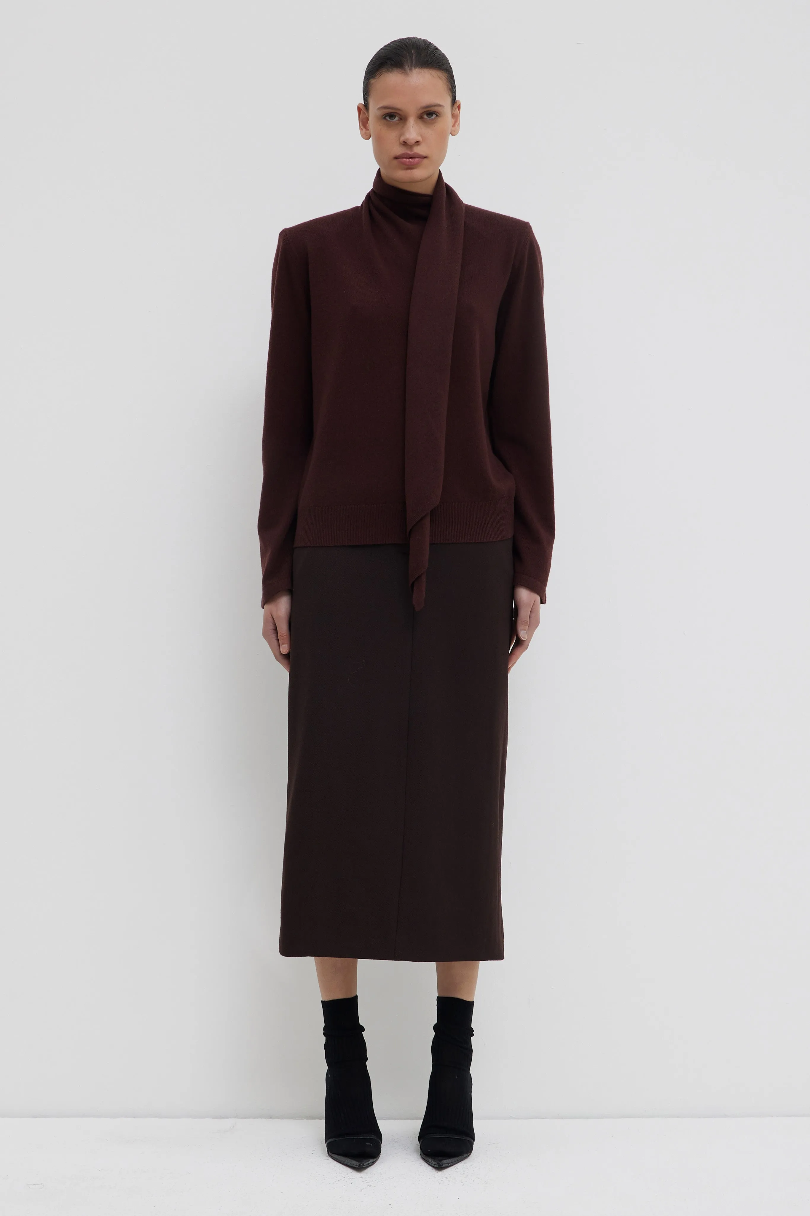 Keiko Scarf Collar Sweater sold by Christian Wijnants product image thumbnail 3