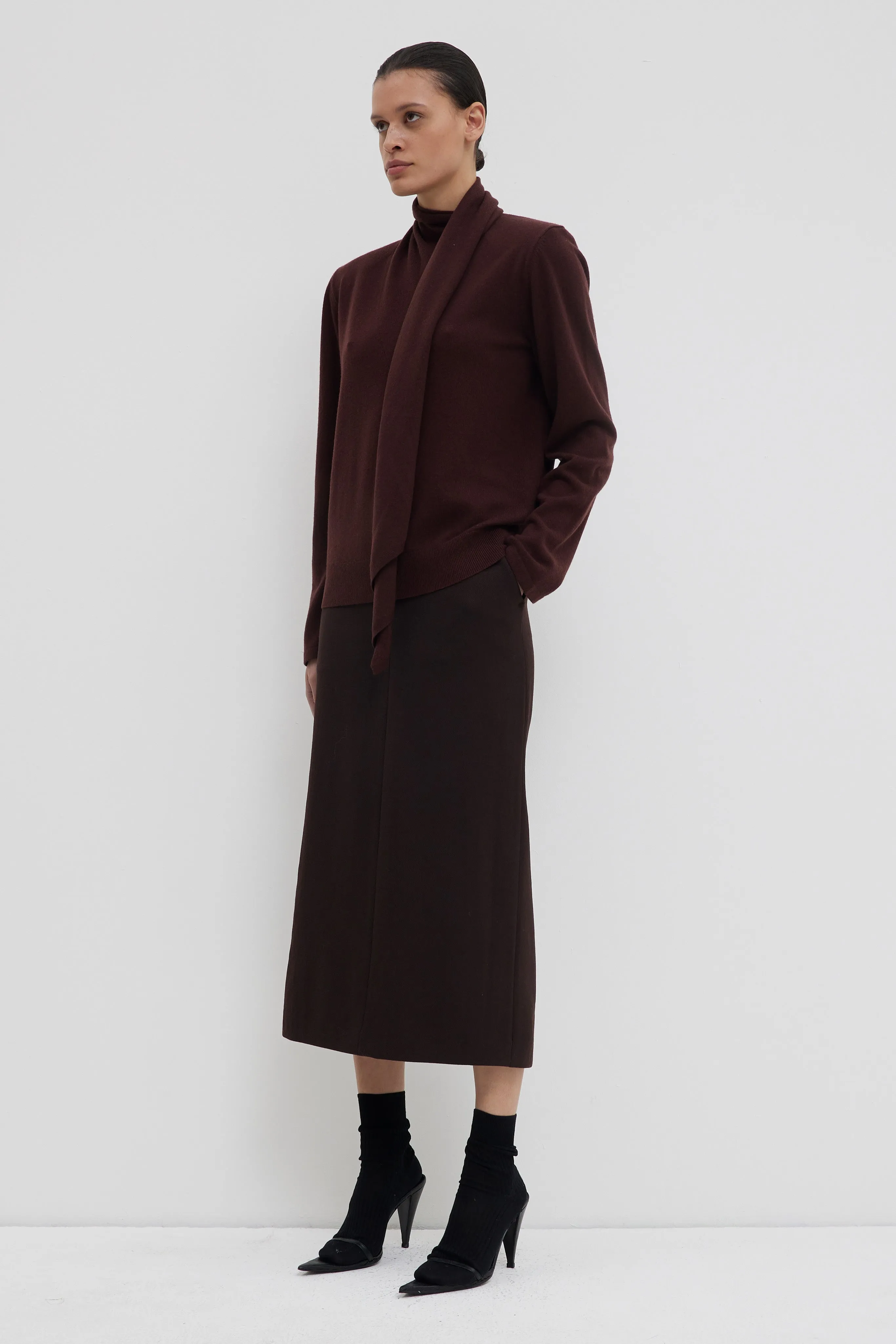 Keiko Scarf Collar Sweater sold by Christian Wijnants product image thumbnail 2