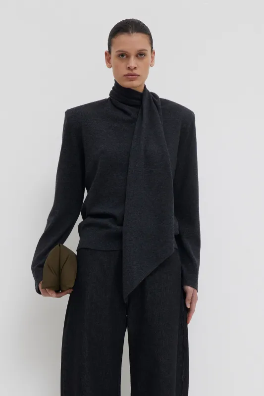 Keiko Scarf Collar Sweater sold by Christian Wijnants