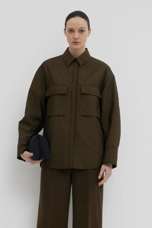 Toka Padded Shirt sold by Christian Wijnants